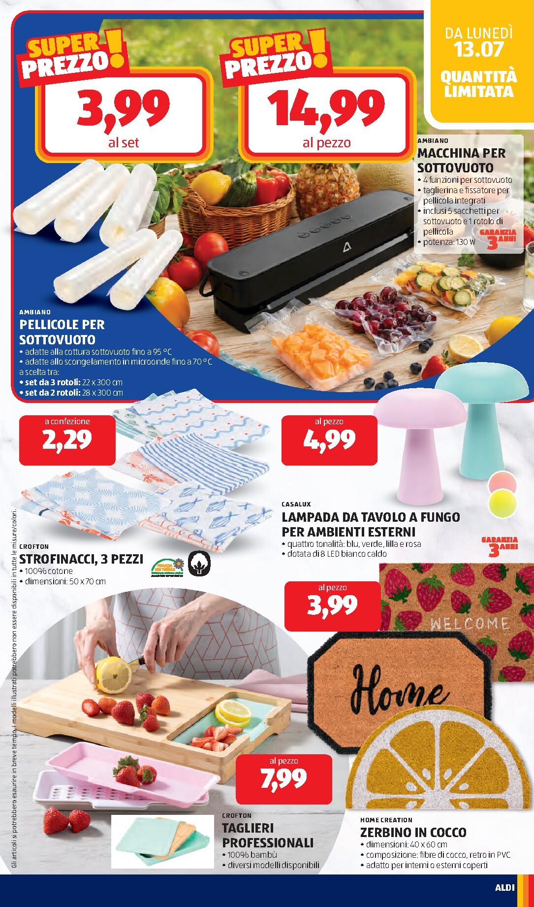aldi - Volantino ALDI - Sfoglia il volantino della prossima settimana per la prossima settimana dal lunedì 13/07/2026 al venerdì 31/07/2026 - page: 23