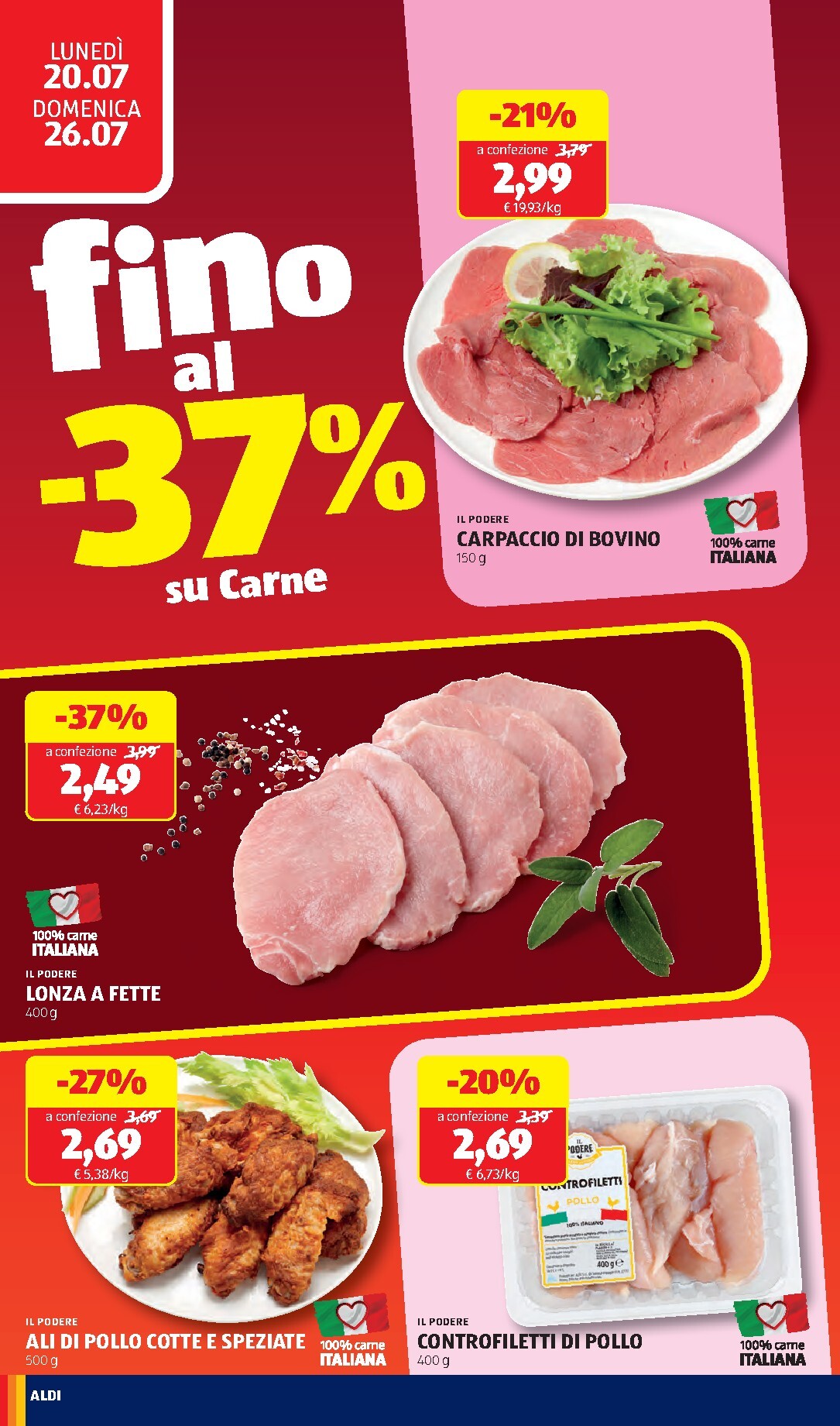 aldi - Volantino ALDI - Sfoglia il volantino della prossima settimana per la prossima settimana dal lunedì 20/07/2026 al venerdì 31/07/2026 - page: 10
