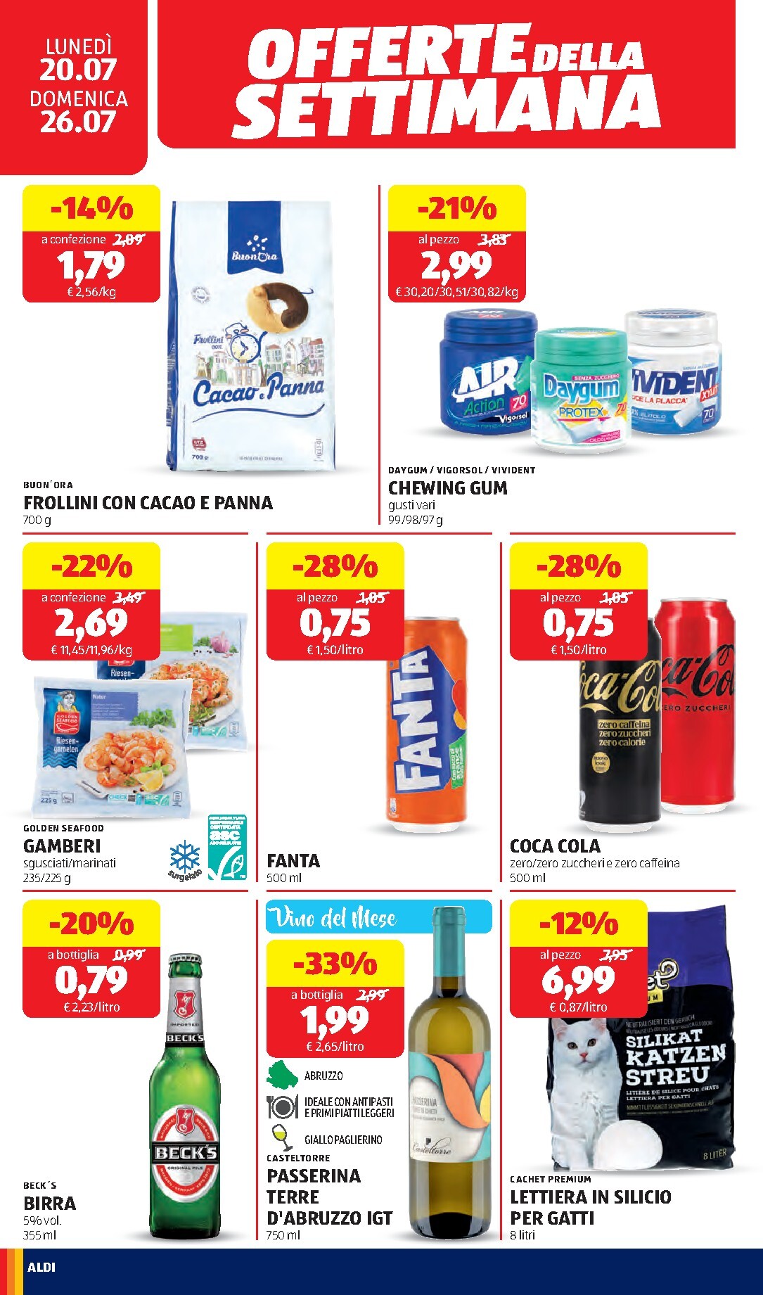 aldi - Volantino ALDI - Sfoglia il volantino della prossima settimana per la prossima settimana dal lunedì 20/07/2026 al venerdì 31/07/2026 - page: 20