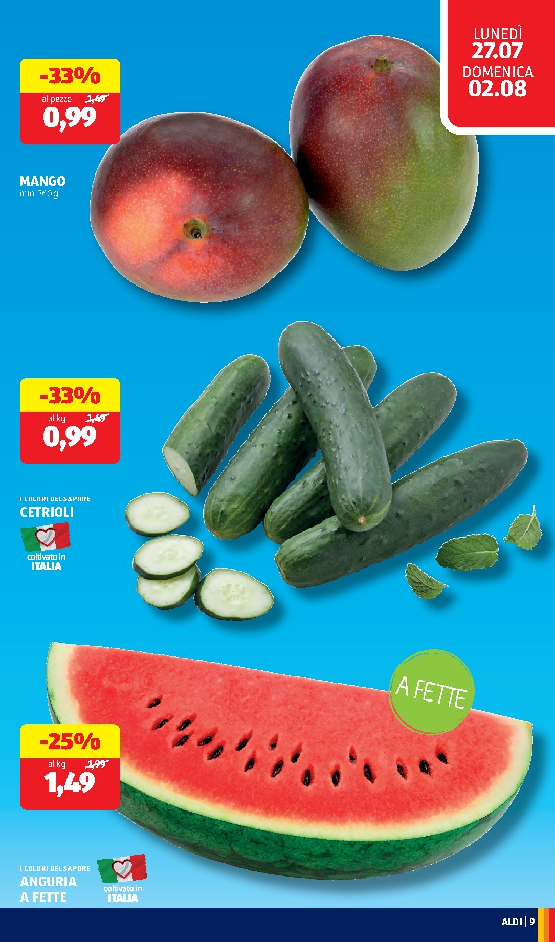 aldi - Volantino ALDI per la prossima settimana dal lunedì 27/07/2026 al domenica 02/08/2026 - page: 9