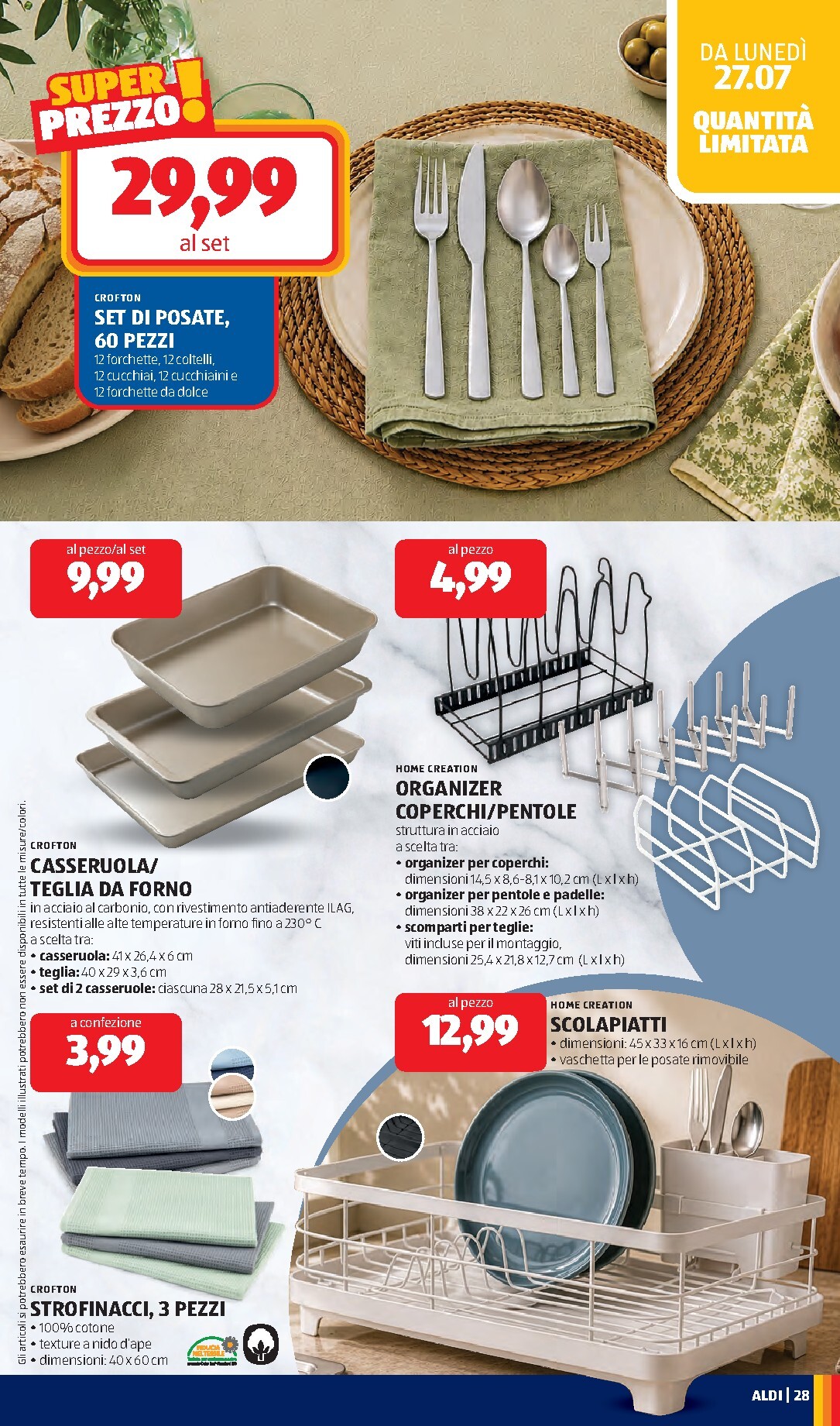 aldi - Volantino ALDI per la prossima settimana dal lunedì 27/07/2026 al domenica 02/08/2026 - page: 29