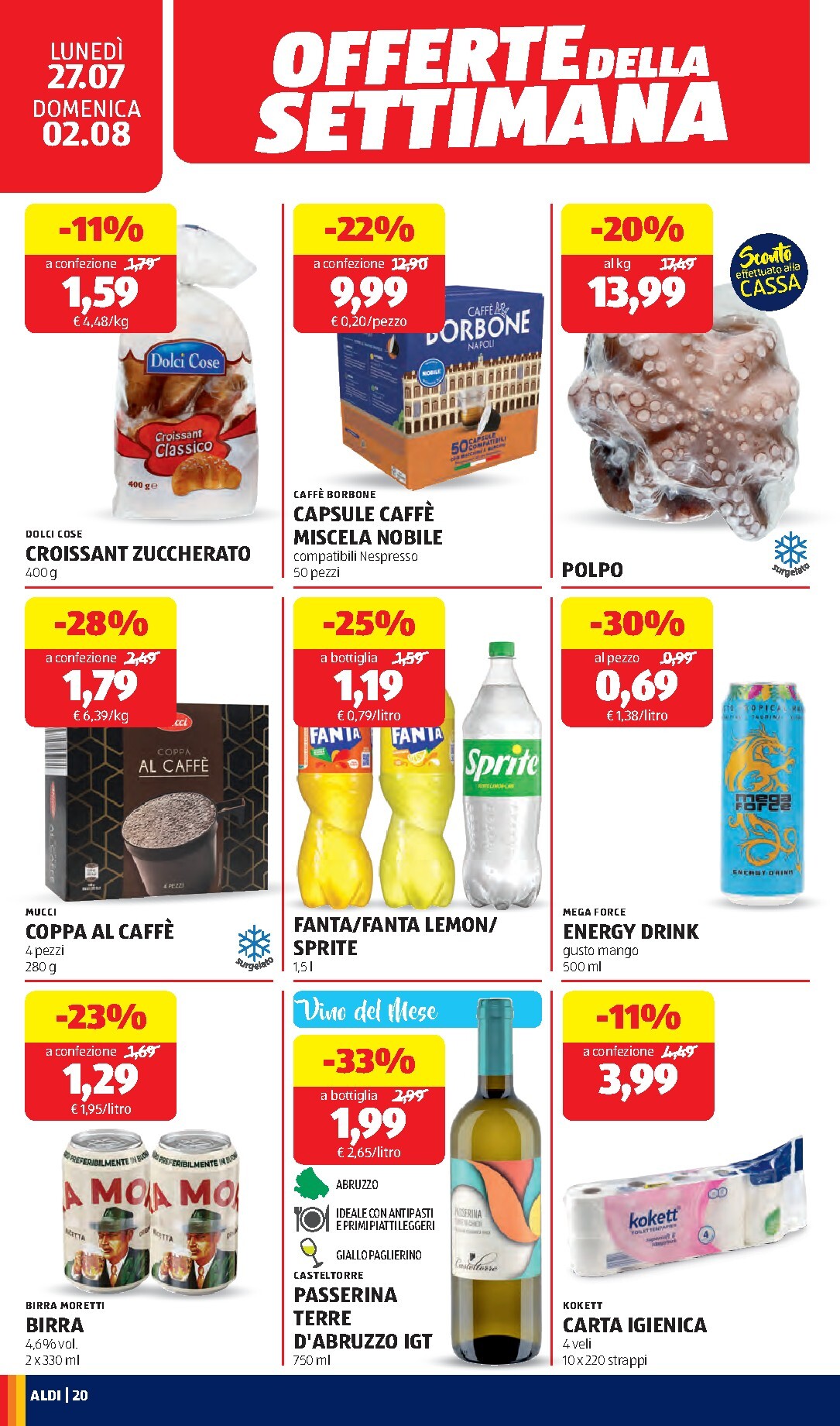 aldi - Volantino ALDI per la prossima settimana dal lunedì 27/07/2026 al domenica 02/08/2026 - page: 20