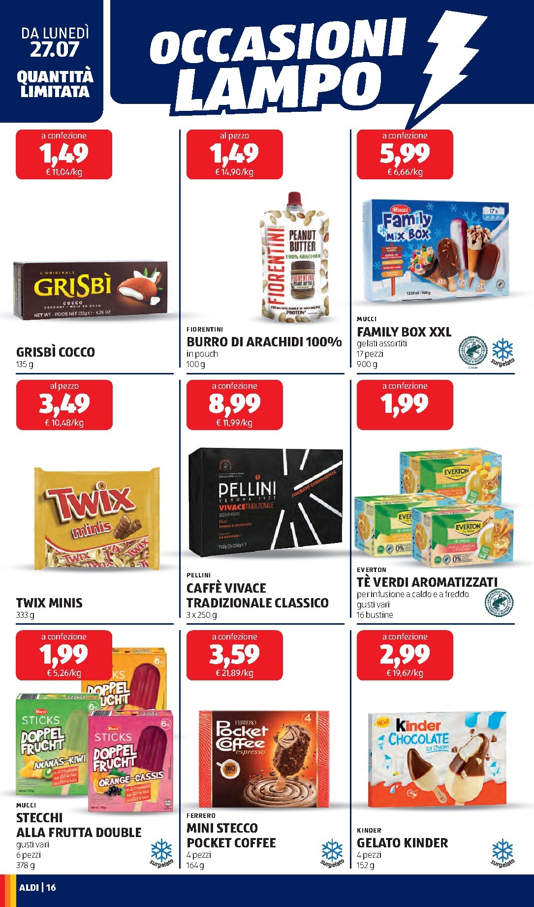 aldi - Volantino ALDI per la prossima settimana dal lunedì 27/07/2026 al domenica 02/08/2026 - page: 16