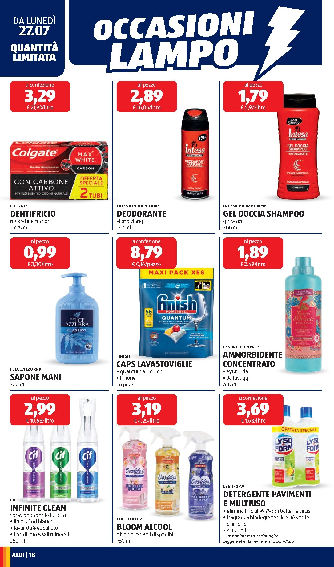 aldi - Volantino ALDI per la prossima settimana dal lunedì 27/07/2026 al domenica 02/08/2026 - page: 18