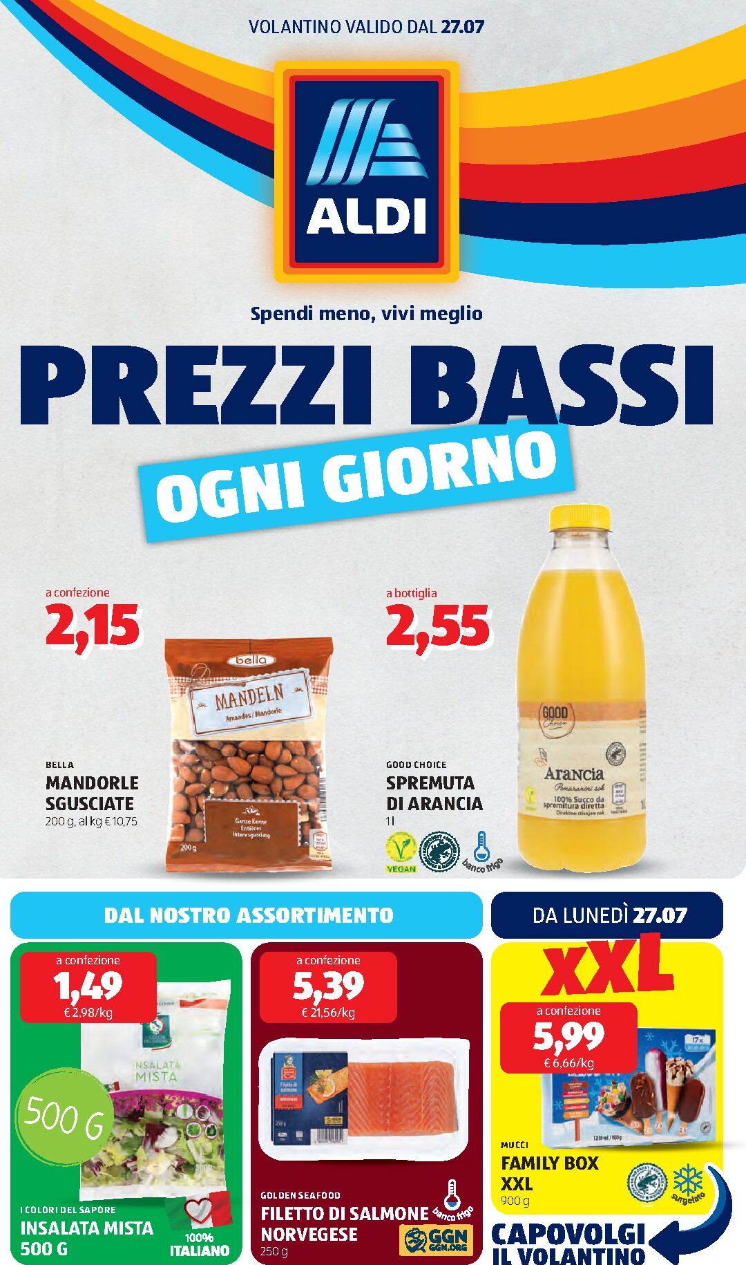 aldi - Volantino ALDI per la prossima settimana dal lunedì 27/07/2026 al domenica 02/08/2026