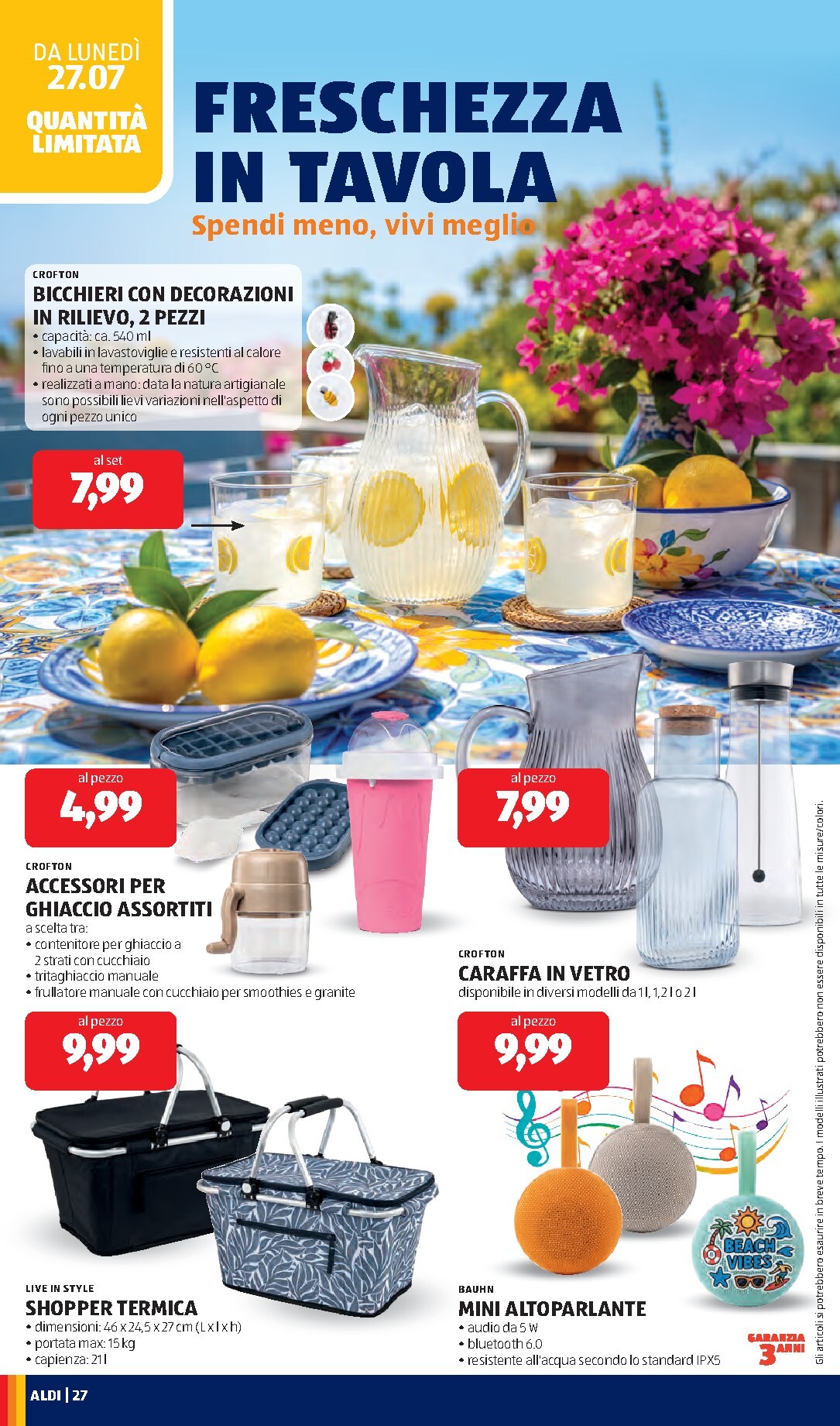 aldi - Volantino ALDI per la prossima settimana dal lunedì 27/07/2026 al domenica 02/08/2026 - page: 26