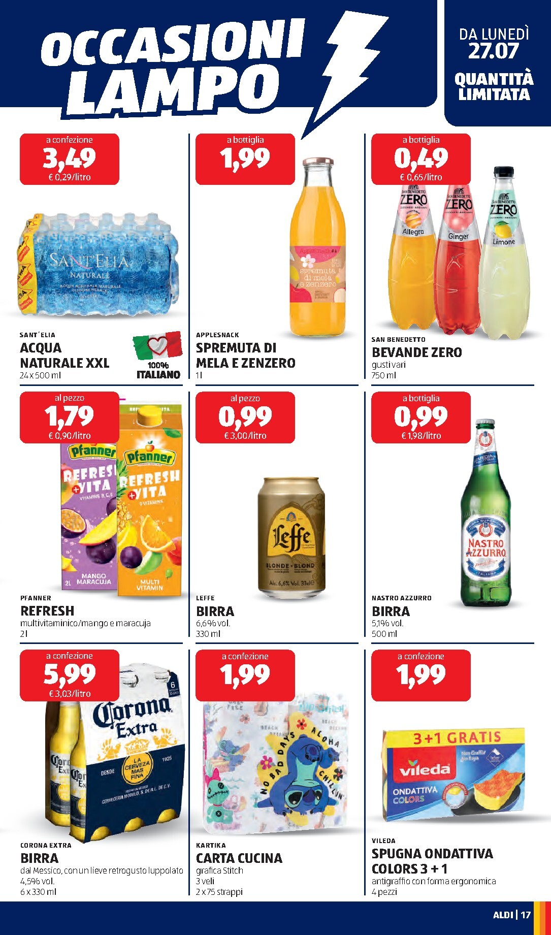aldi - Volantino ALDI per la prossima settimana dal lunedì 27/07/2026 al domenica 02/08/2026 - page: 17
