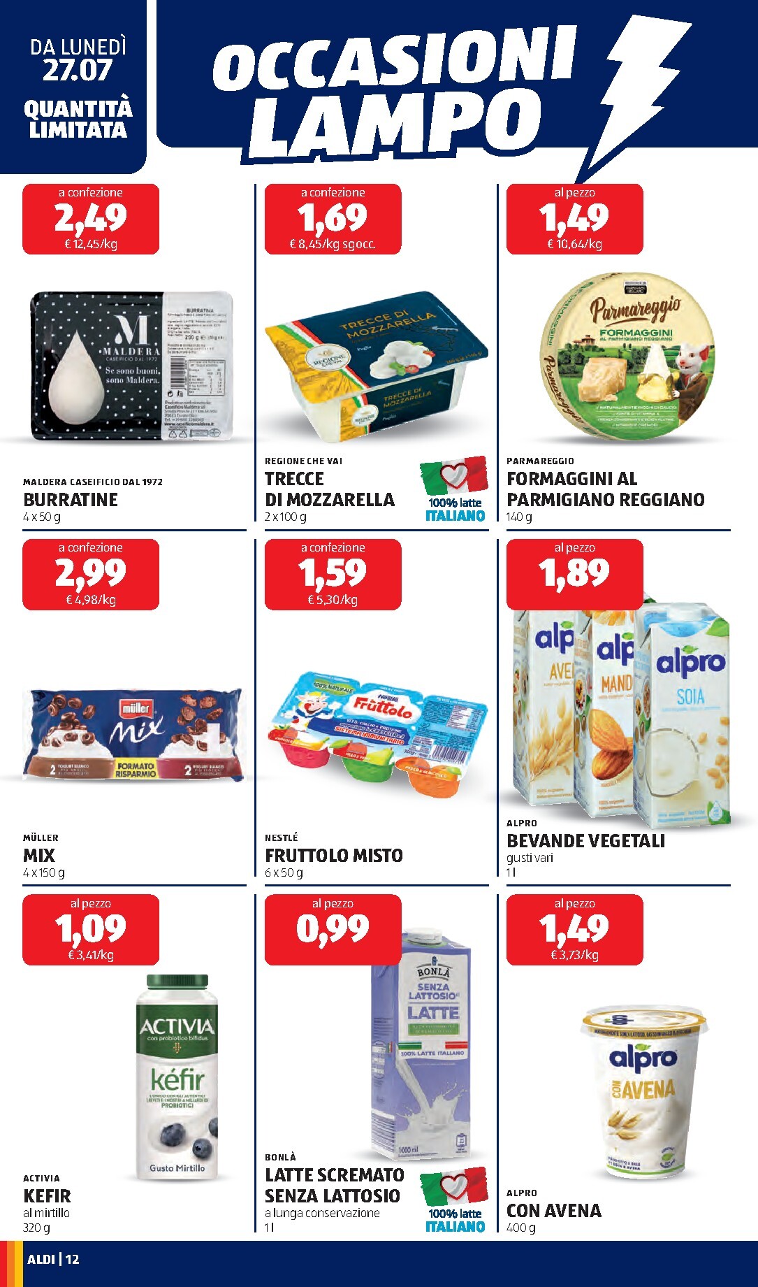 aldi - Volantino ALDI per la prossima settimana dal lunedì 27/07/2026 al domenica 02/08/2026 - page: 12