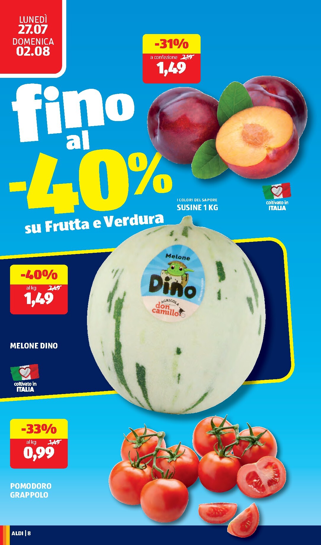aldi - Volantino ALDI per la prossima settimana dal lunedì 27/07/2026 al domenica 02/08/2026 - page: 8