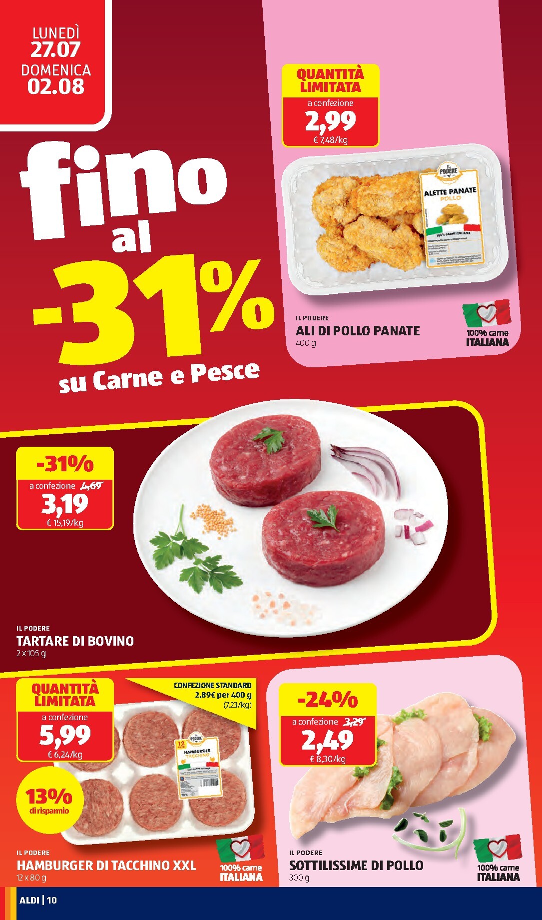 aldi - Volantino ALDI per la prossima settimana dal lunedì 27/07/2026 al domenica 02/08/2026 - page: 10