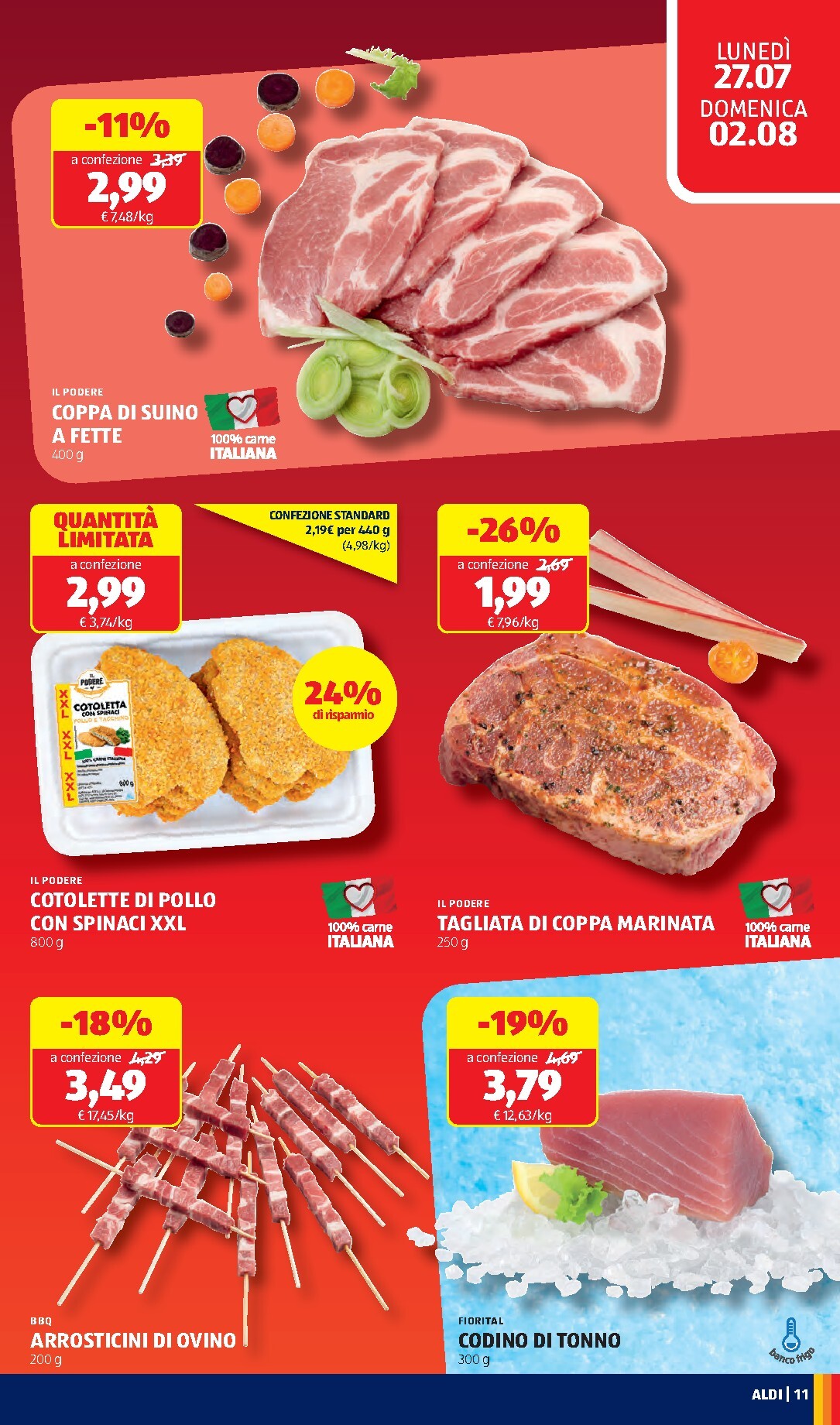 aldi - Volantino ALDI per la prossima settimana dal lunedì 27/07/2026 al domenica 02/08/2026 - page: 11