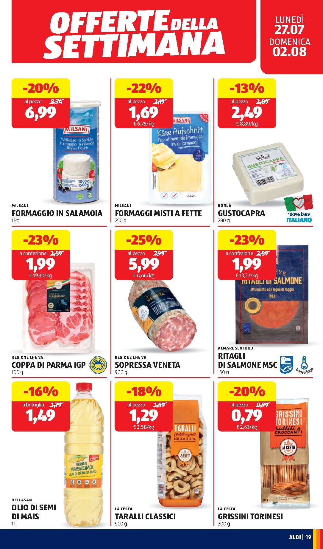 aldi - Volantino ALDI per la prossima settimana dal lunedì 27/07/2026 al domenica 02/08/2026 - page: 19