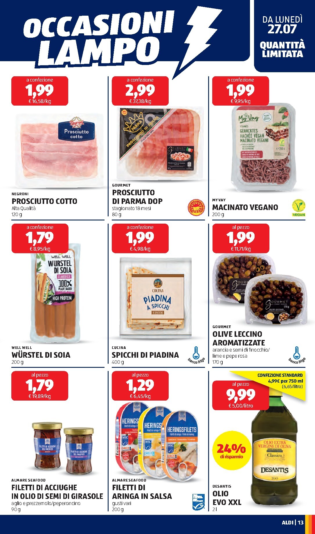 aldi - Volantino ALDI per la prossima settimana dal lunedì 27/07/2026 al domenica 02/08/2026 - page: 13