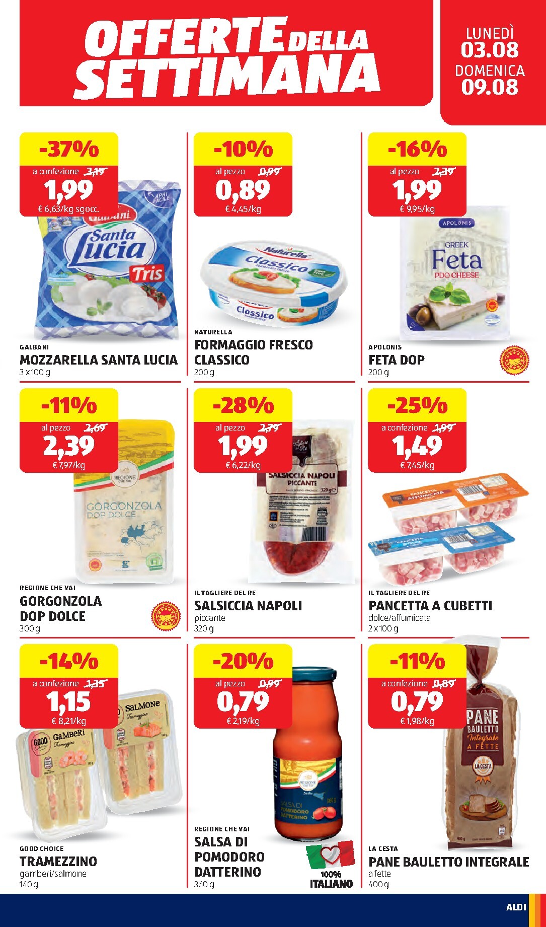 aldi - Volantino ALDI per la prossima settimana dal lunedì 03/08/2026 al domenica 09/08/2026 - page: 19