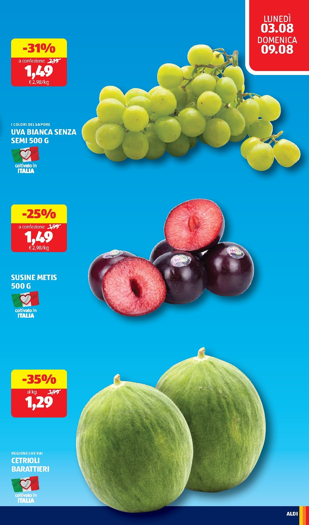 aldi - Volantino ALDI per la prossima settimana dal lunedì 03/08/2026 al domenica 09/08/2026 - page: 9