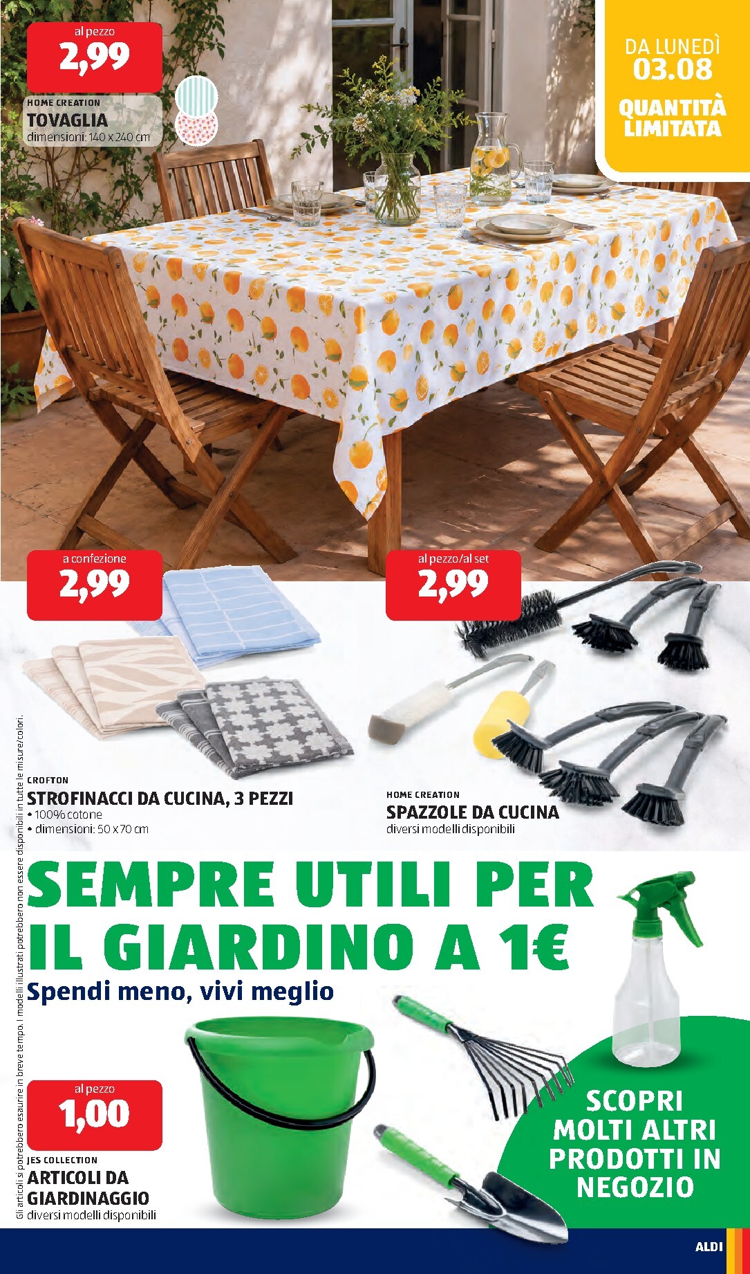 aldi - Volantino ALDI per la prossima settimana dal lunedì 03/08/2026 al domenica 09/08/2026 - page: 31