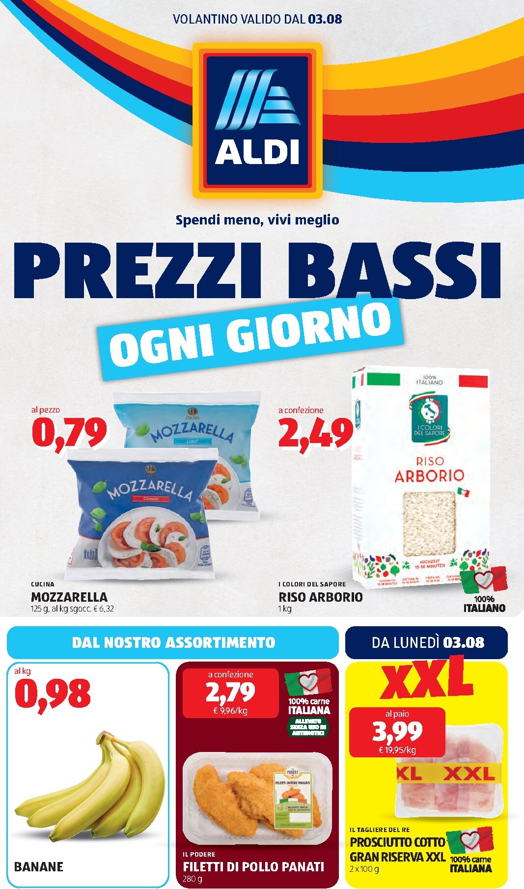 aldi - Volantino ALDI per la prossima settimana dal lunedì 03/08/2026 al domenica 09/08/2026