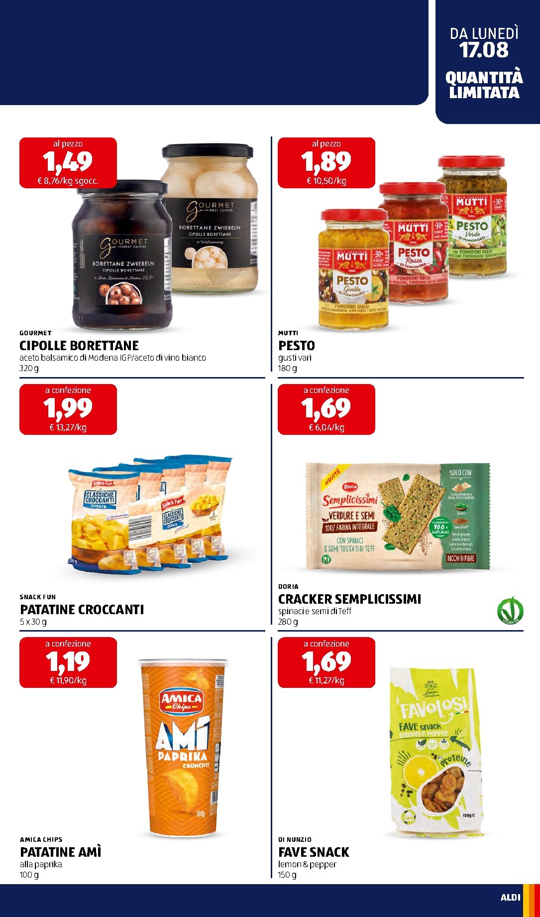 aldi - Volantino ALDI per la prossima settimana dal lunedì 17/08/2026 al domenica 23/08/2026 - page: 19