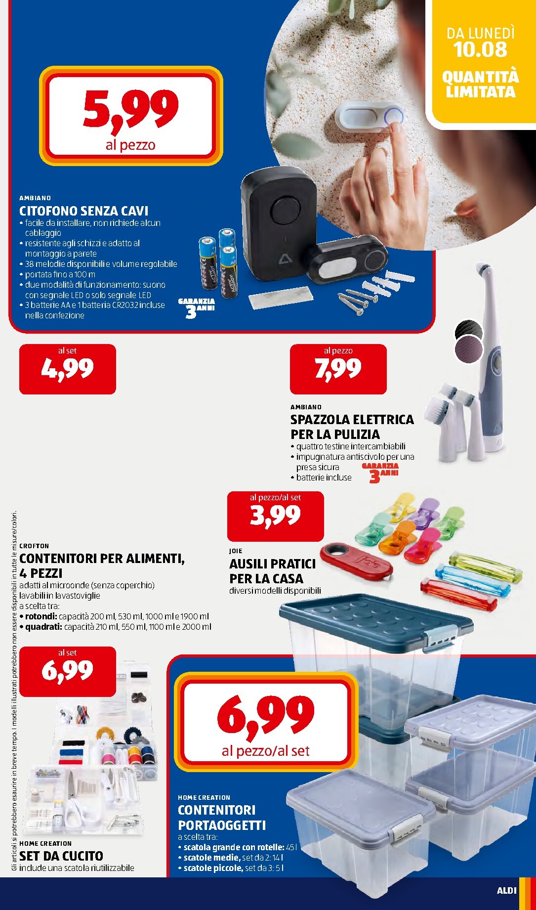aldi - Volantino attuale di ALDI valido dal lunedì 10/08/2026 al domenica 16/08/2026 - page: 25
