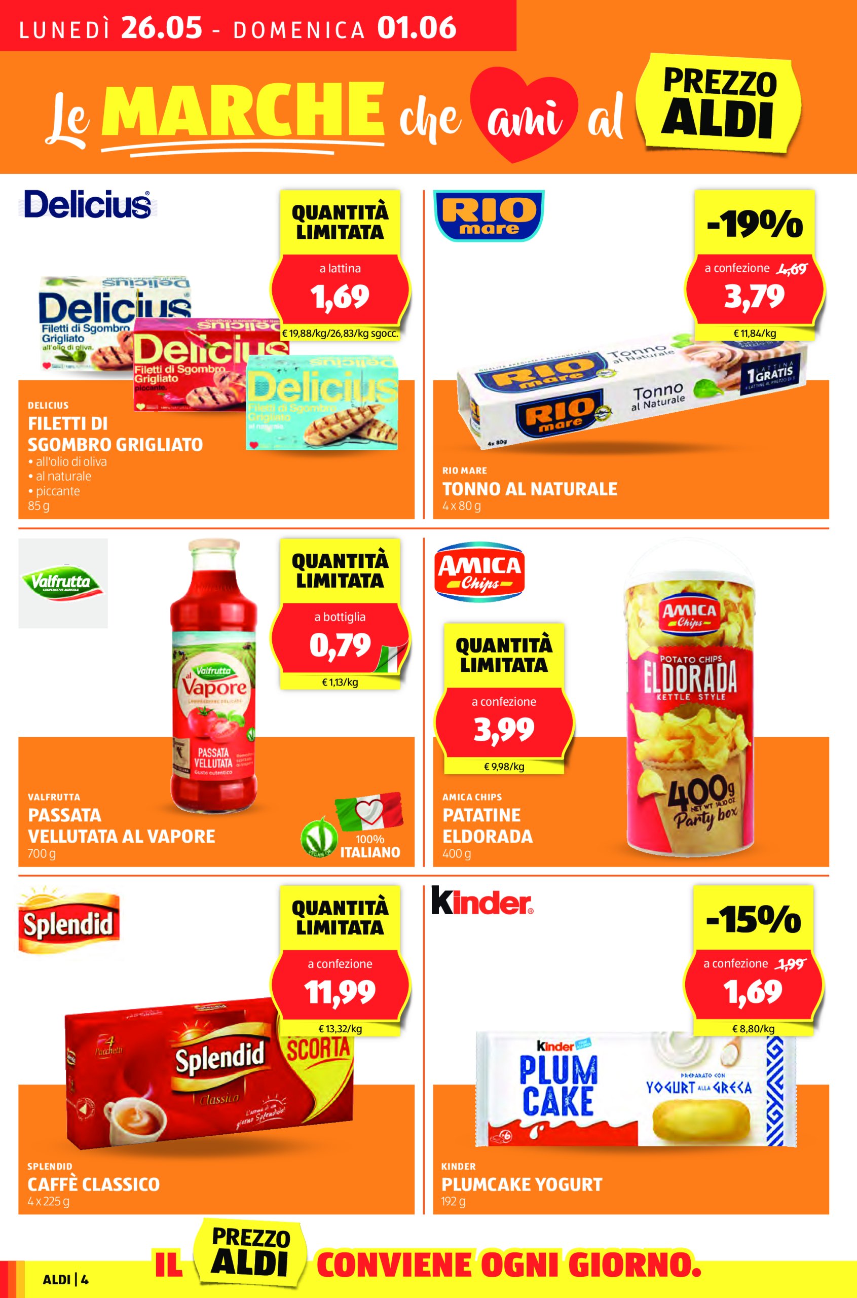 aldi - Volantino ALDI valido dal 26/05 al 01/06 - page: 4
