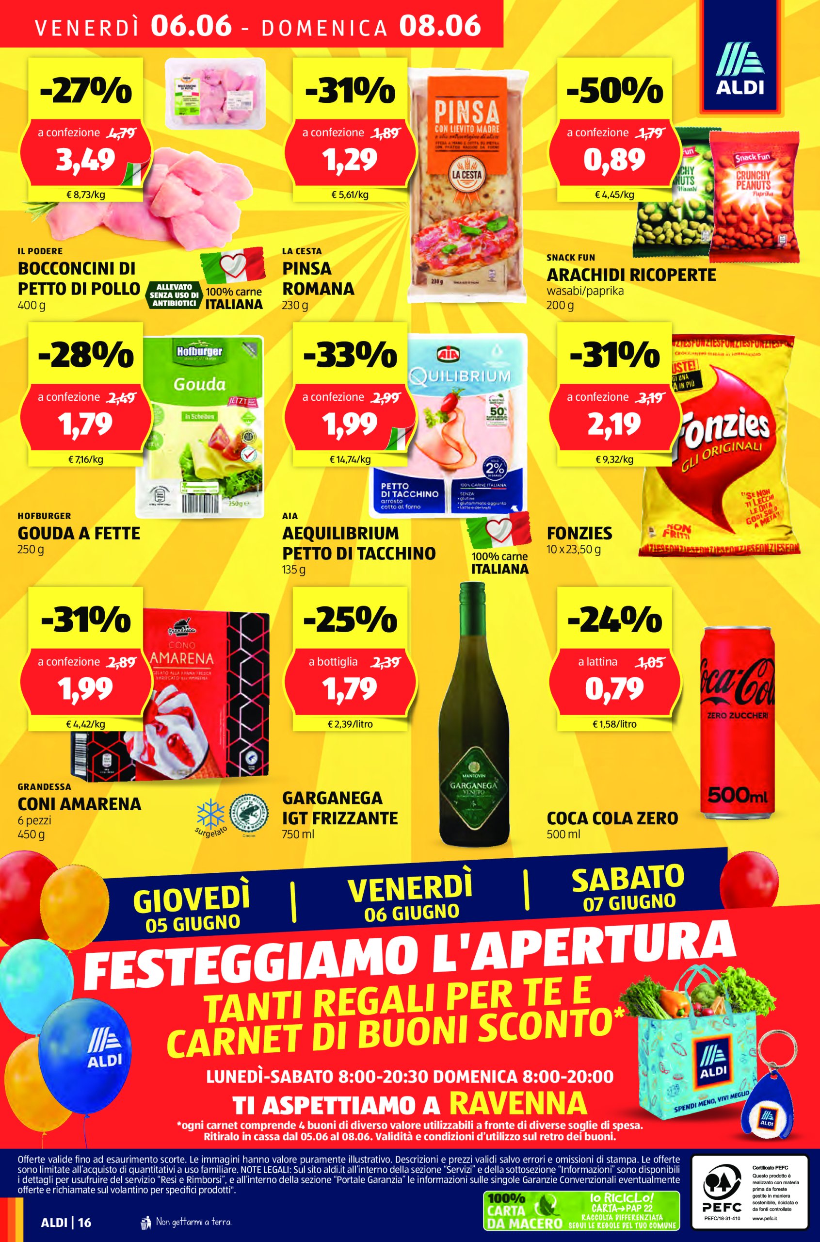 aldi - Volantino ALDI - Offerte nuova apertura Ravenna valido dal 05/06 al 14/06 - page: 16