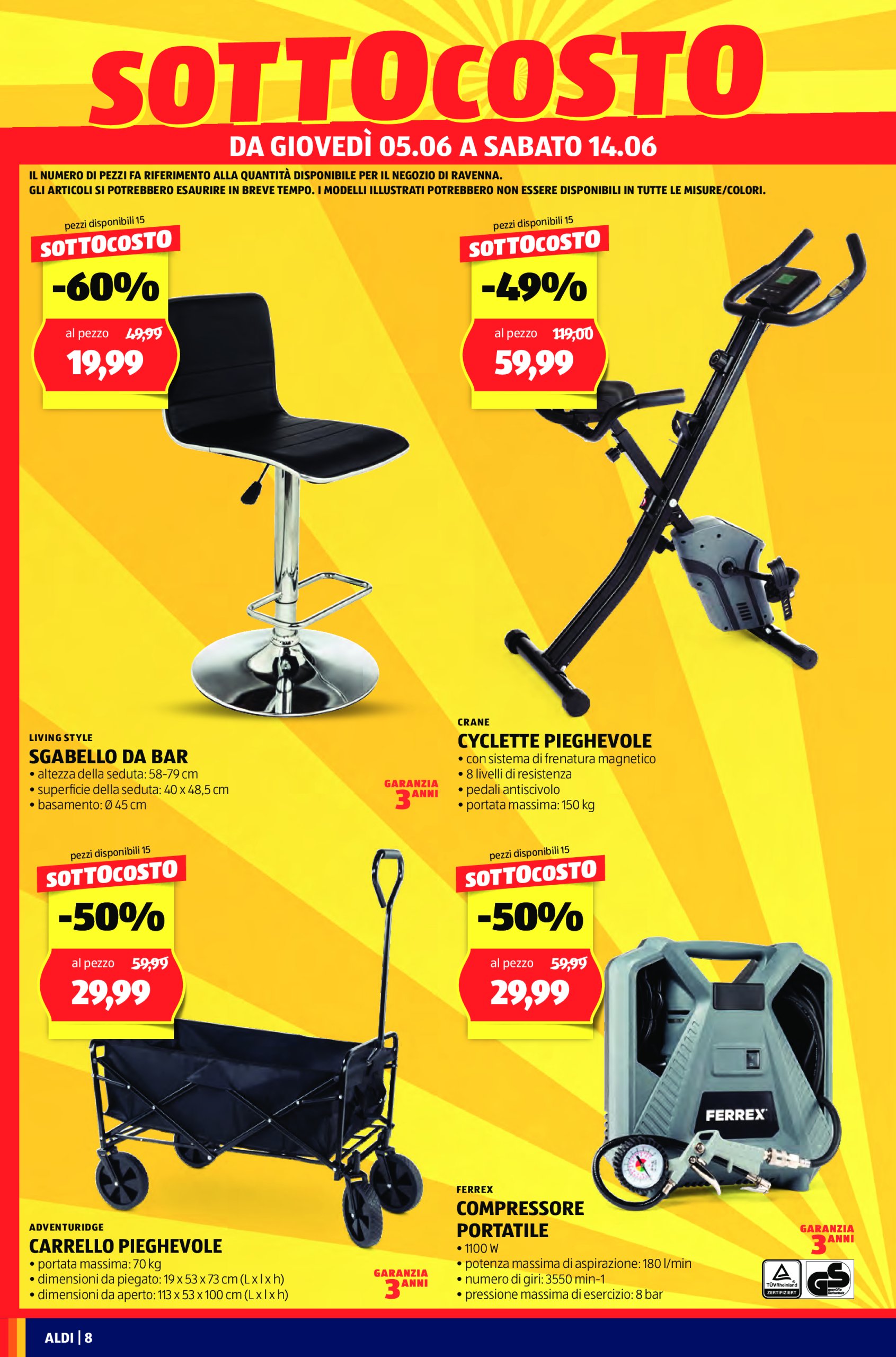 aldi - Volantino ALDI - Offerte nuova apertura Ravenna valido dal 05/06 al 14/06 - page: 8