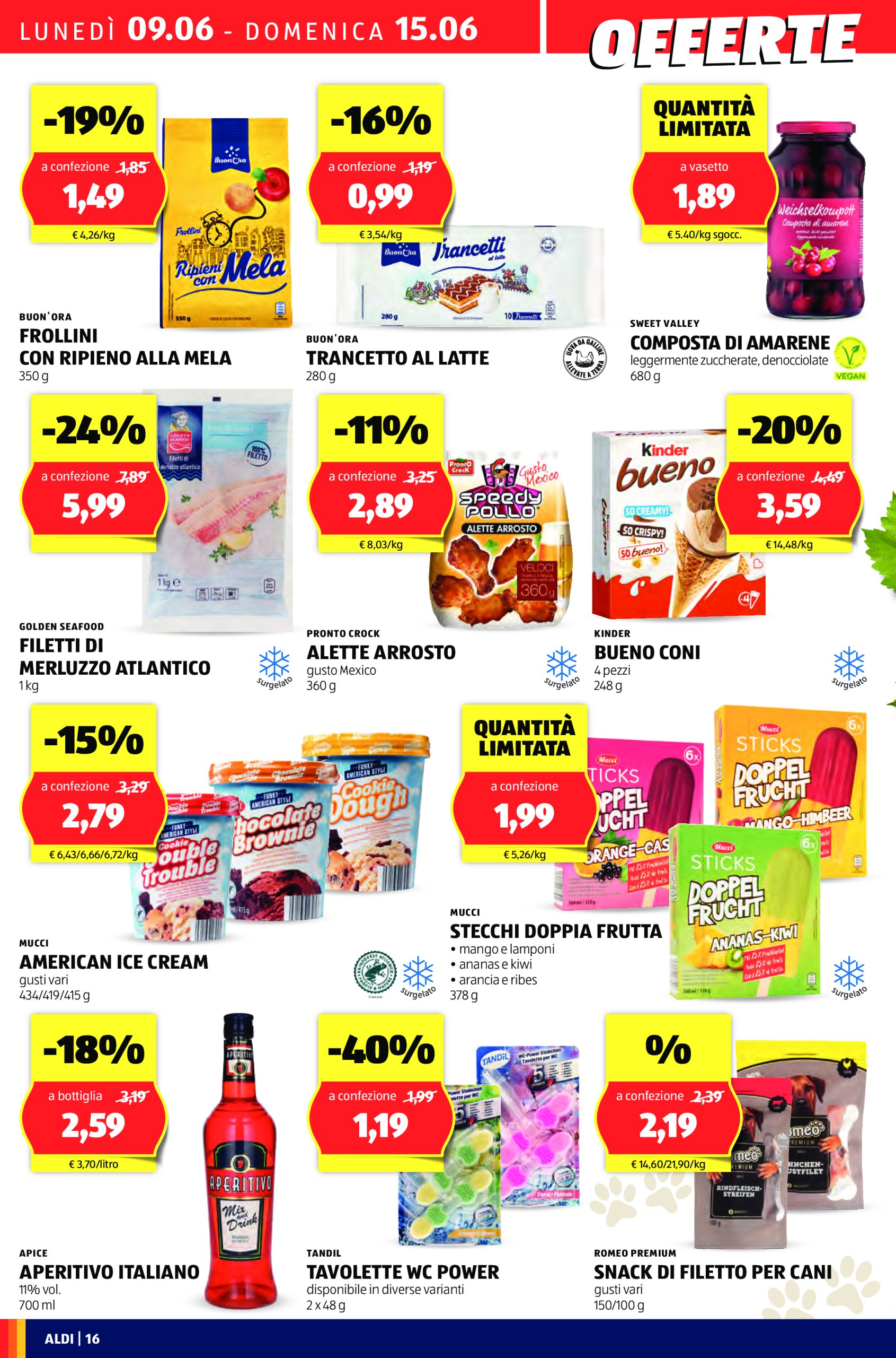 aldi - Volantino ALDI valido dal 09/06 al 15/06 - page: 16
