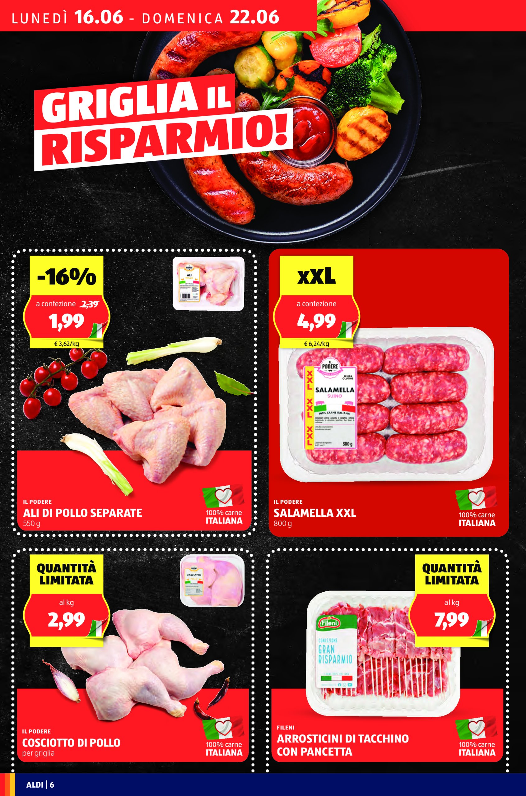 aldi - Volantino ALDI valido dal 16/06 al 22/06 - page: 6