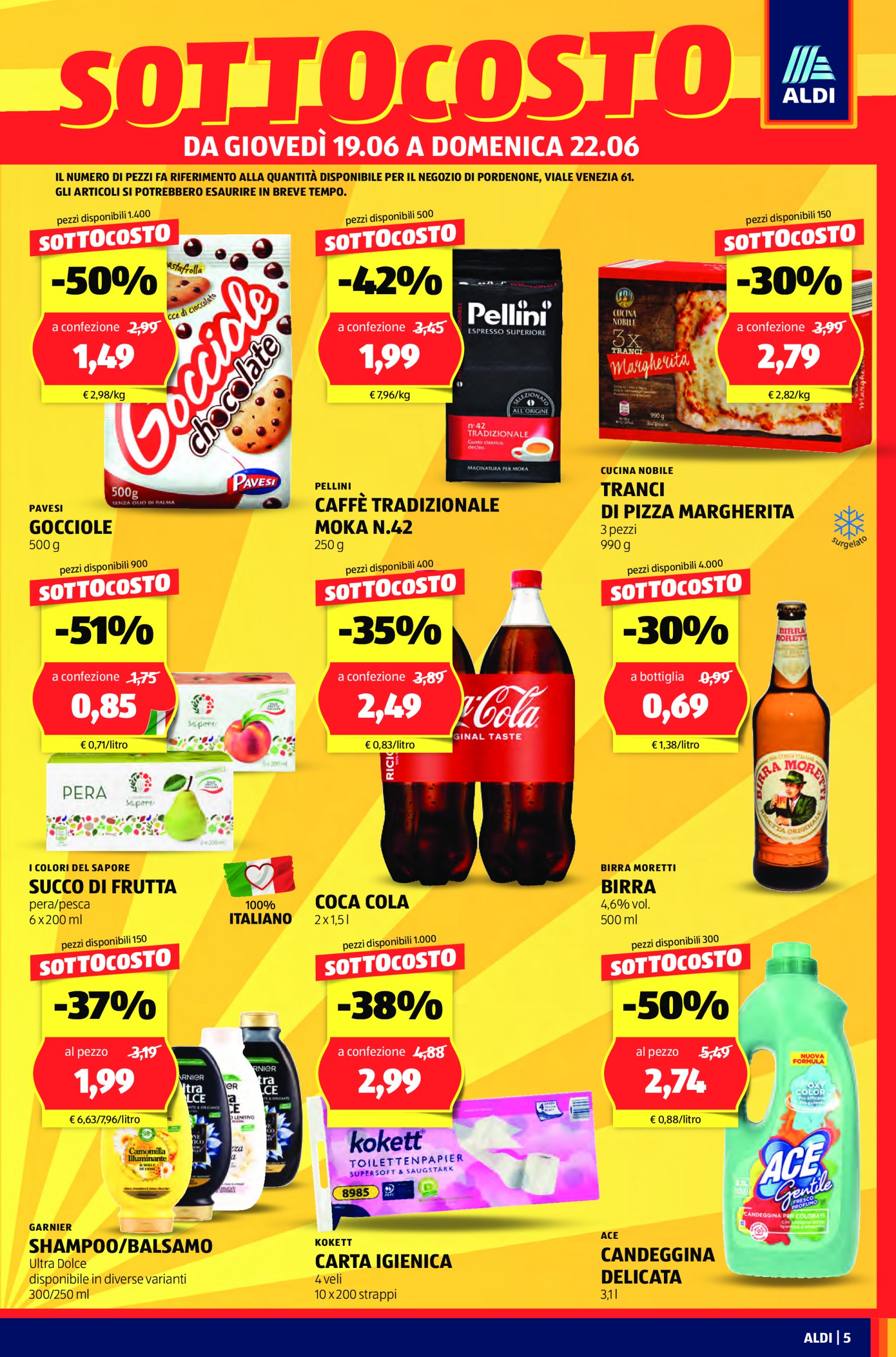 aldi - Volantino ALDI - Offerte nuova apertura Pordenone valido dal 19/06 al 28/06 - page: 5