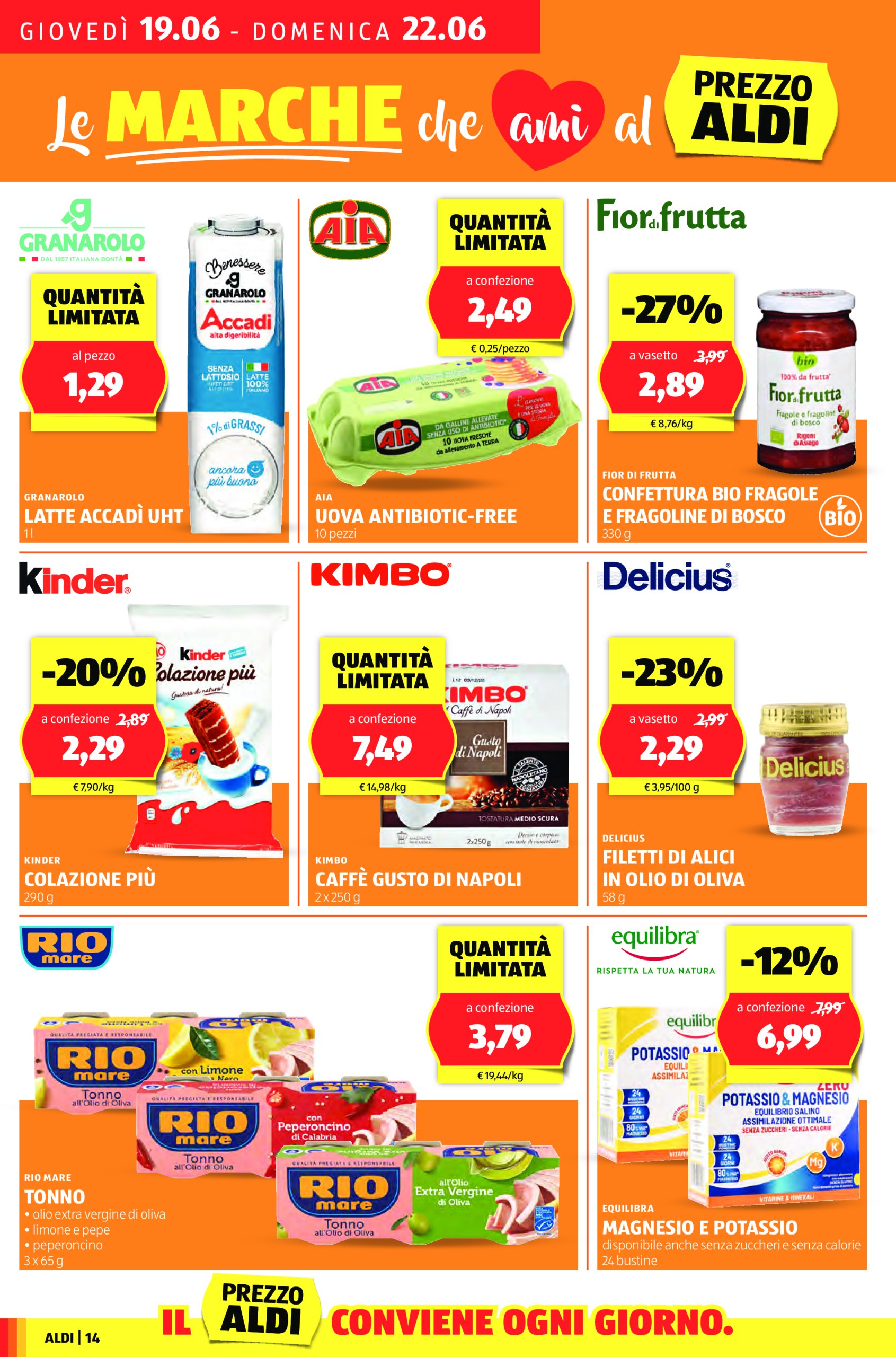 aldi - Volantino ALDI - Offerte nuova apertura Pordenone valido dal 19/06 al 28/06 - page: 14