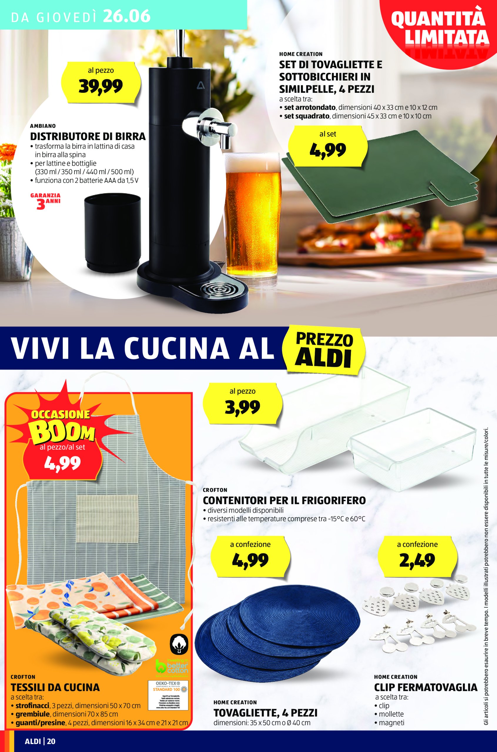 aldi - Volantino ALDI valido dal 23/06 al 29/06 - page: 20