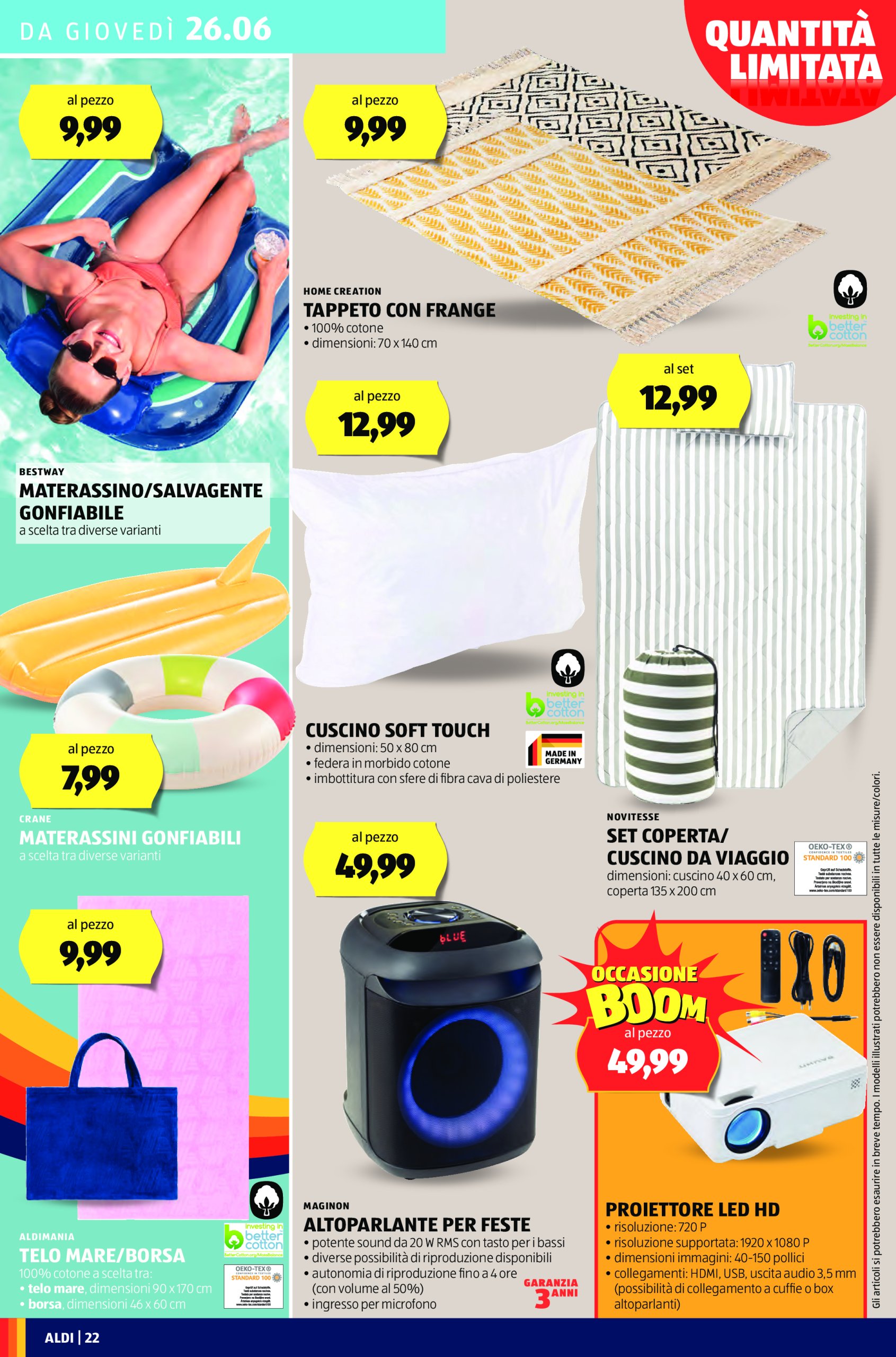 aldi - Volantino ALDI valido dal 23/06 al 29/06 - page: 22