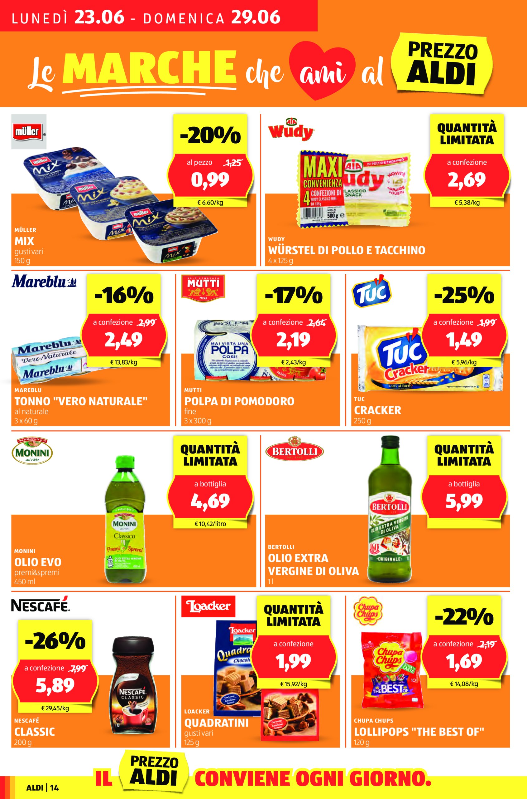 aldi - Volantino ALDI valido dal 23/06 al 29/06 - page: 14