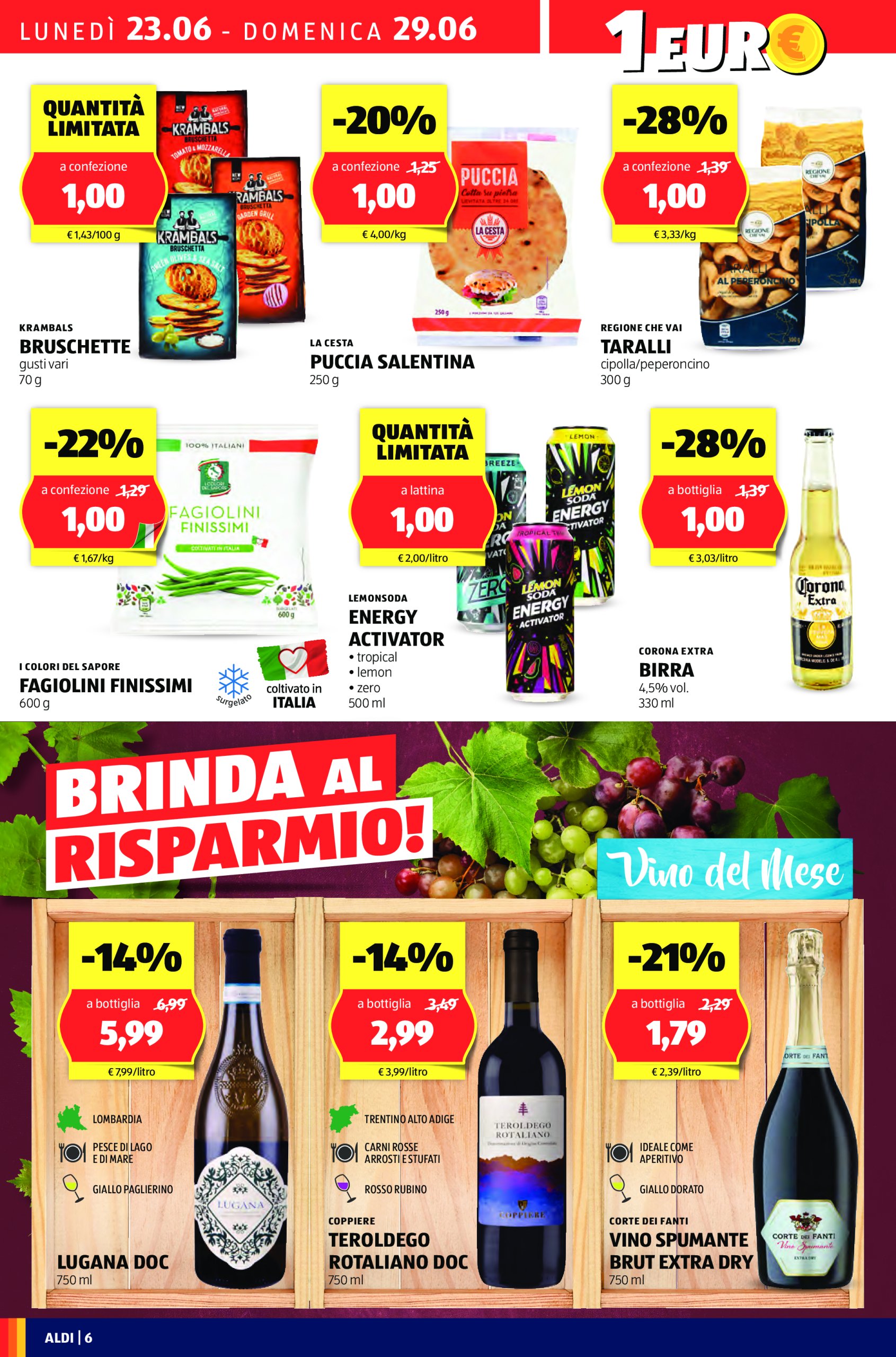 aldi - Volantino ALDI valido dal 23/06 al 29/06 - page: 6