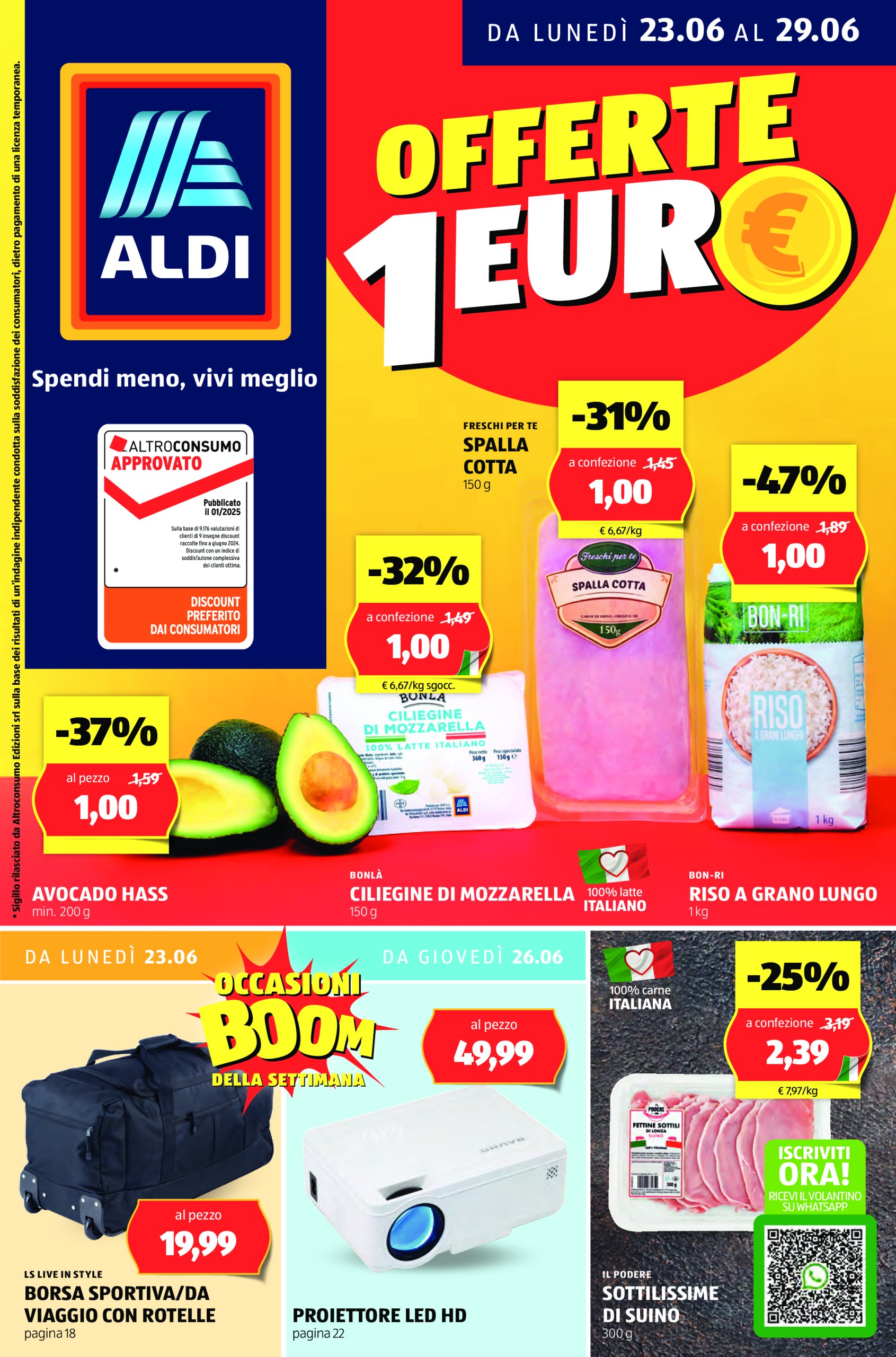aldi - Volantino ALDI valido dal 23/06 al 29/06