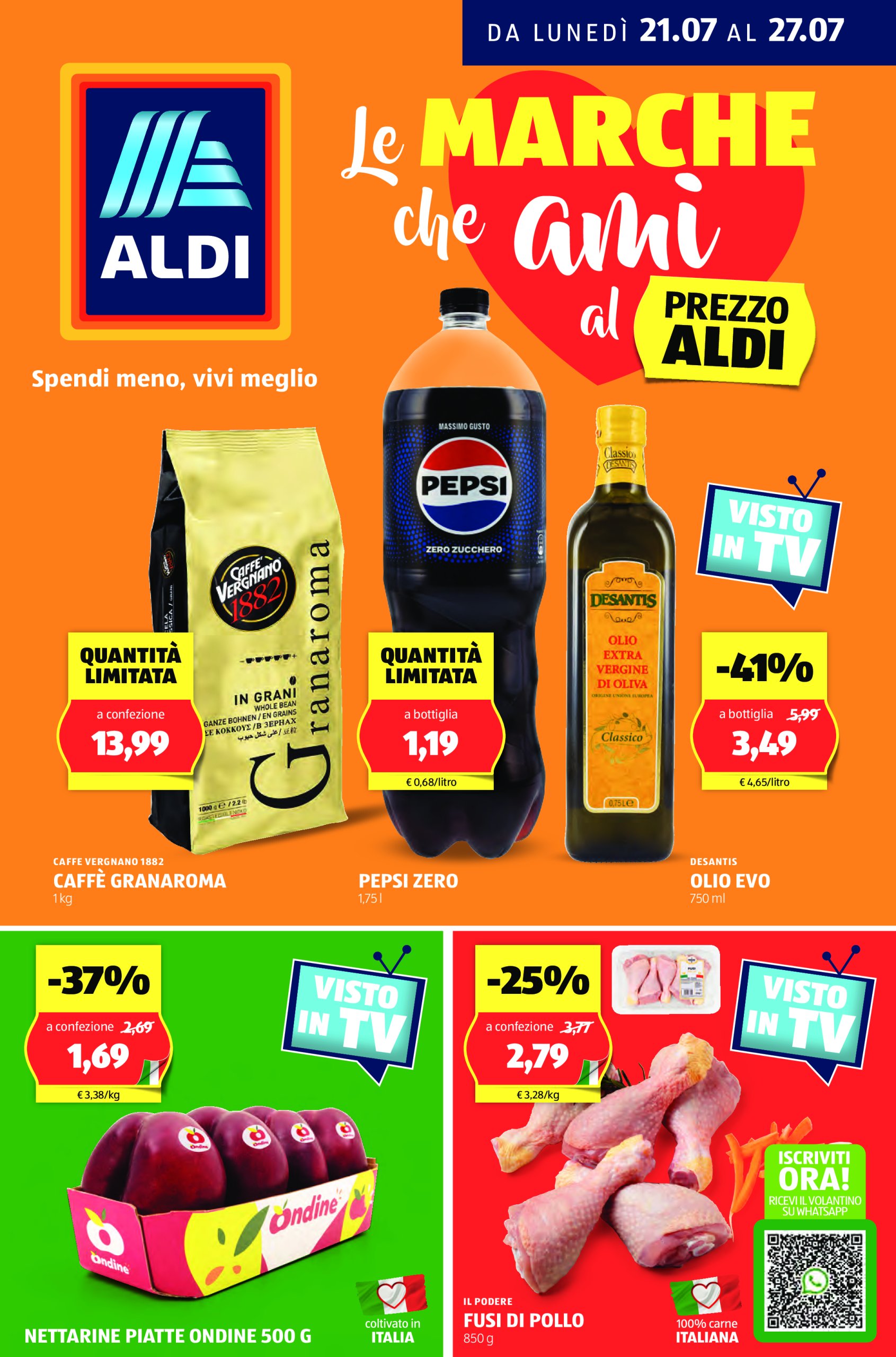 aldi - Volantino ALDI valido dal 21/07 al 27/07 - page: 1