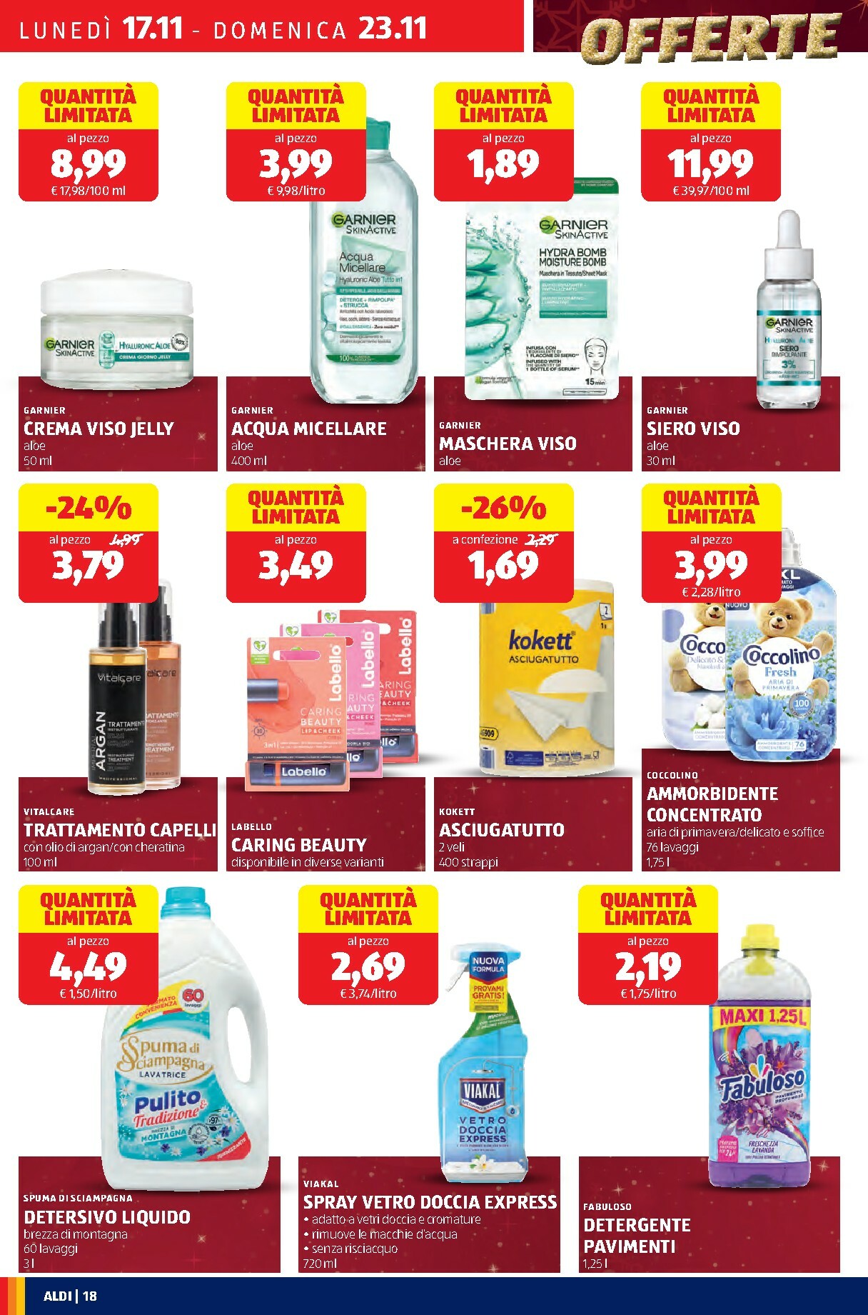 aldi - Volantino ALDI - Black November valido dal 17/11 al 23/11 - page: 18