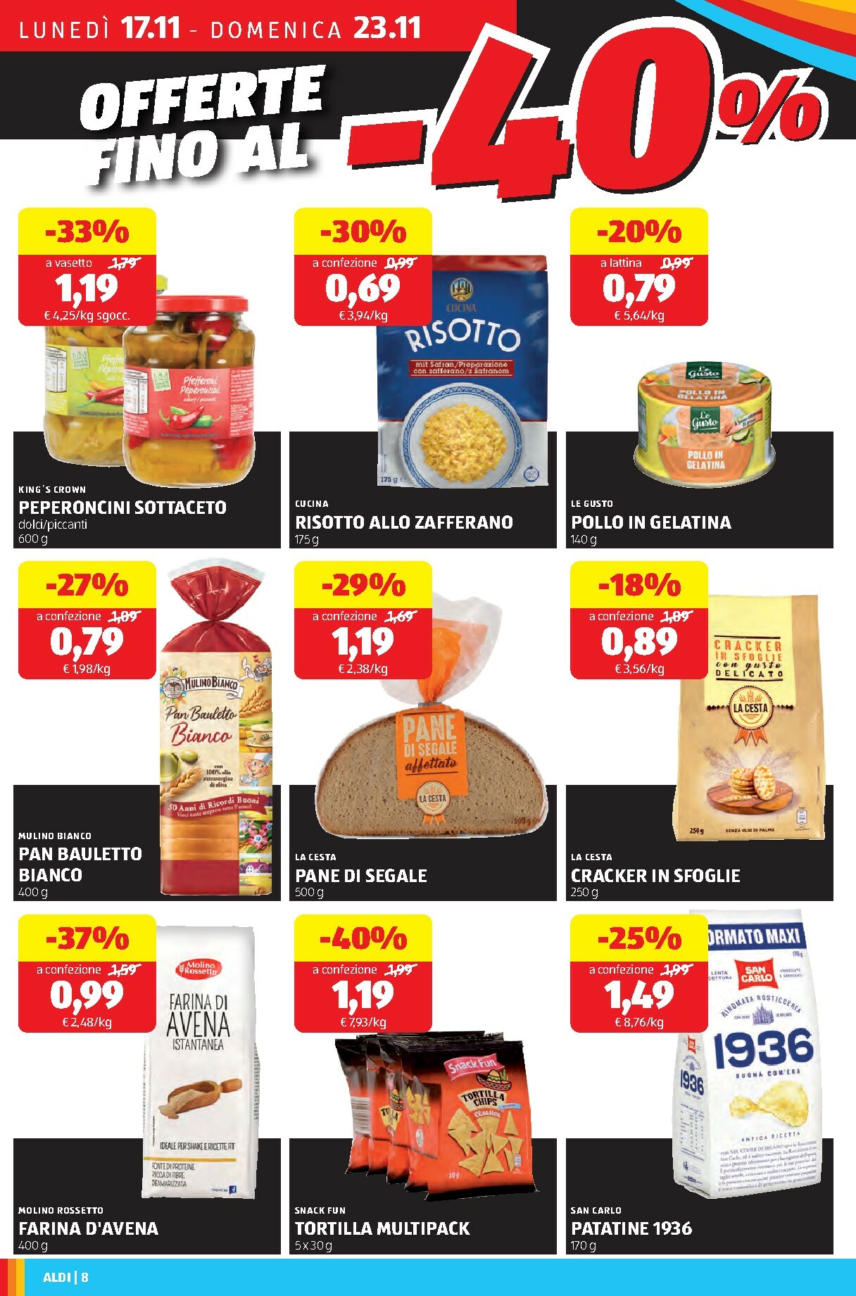 aldi - Volantino ALDI - Black November valido dal 17/11 al 23/11 - page: 8