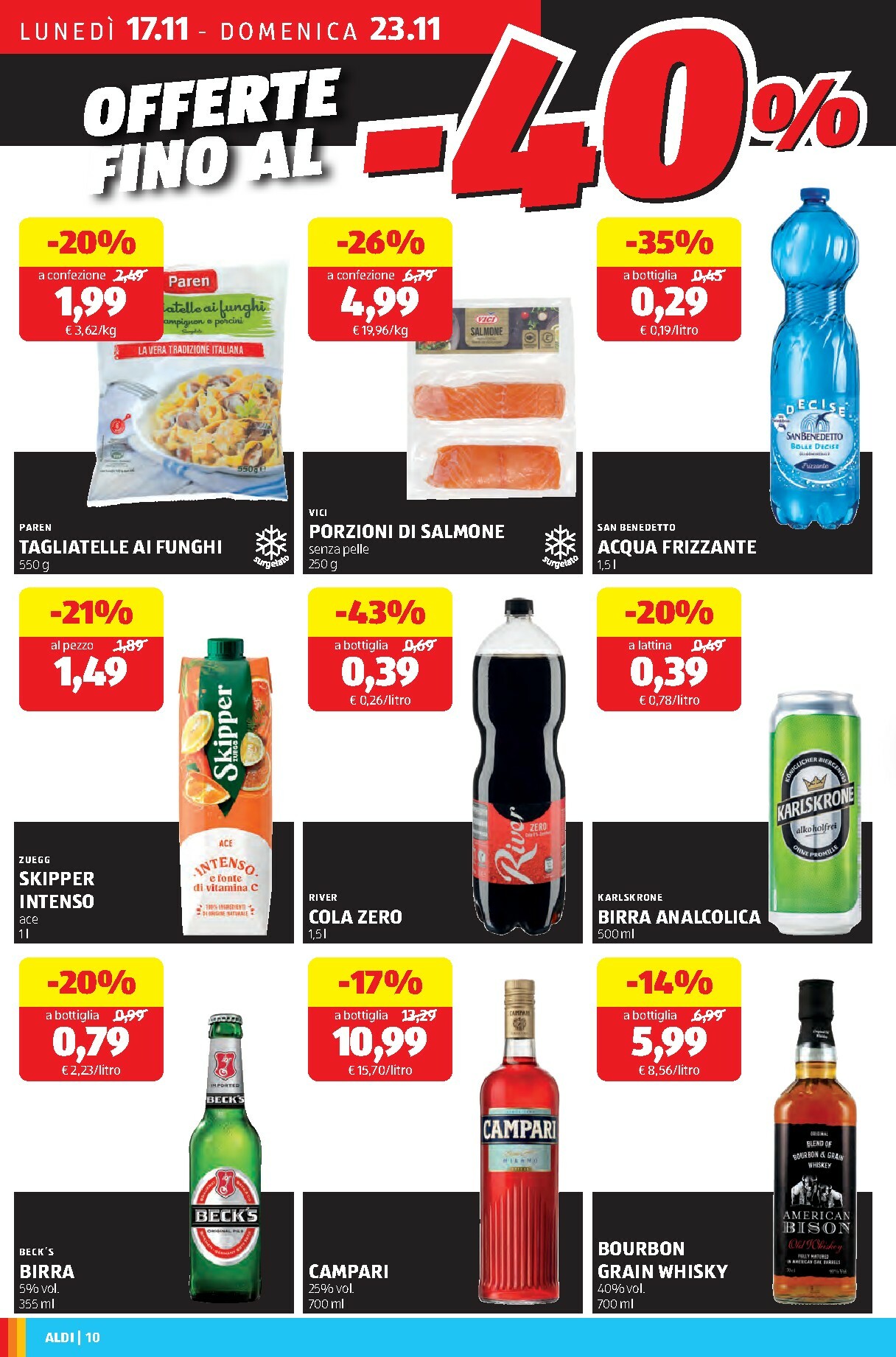 aldi - Volantino ALDI - Black November valido dal 17/11 al 23/11 - page: 10