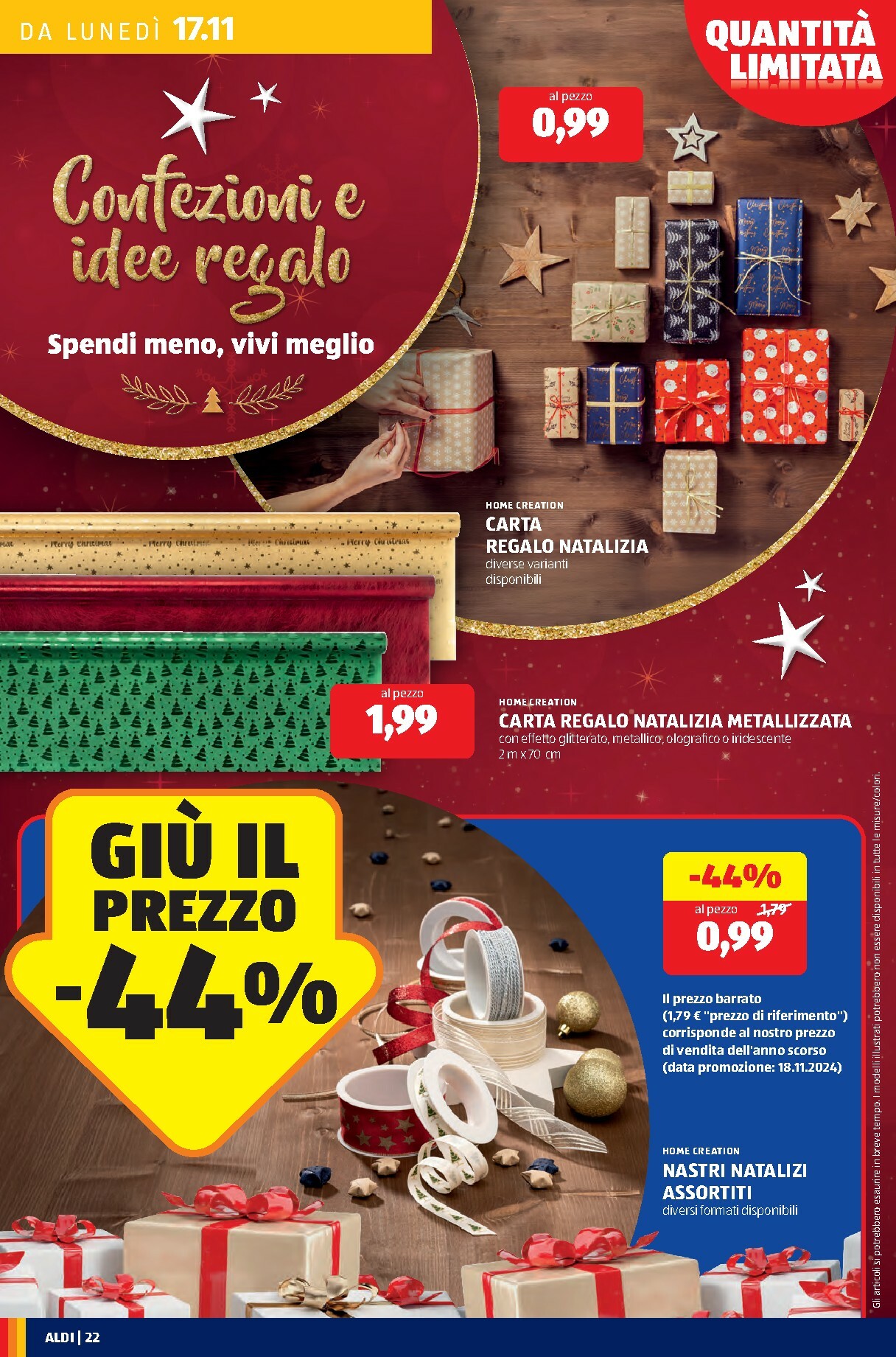 aldi - Volantino ALDI - Black November valido dal 17/11 al 23/11 - page: 22
