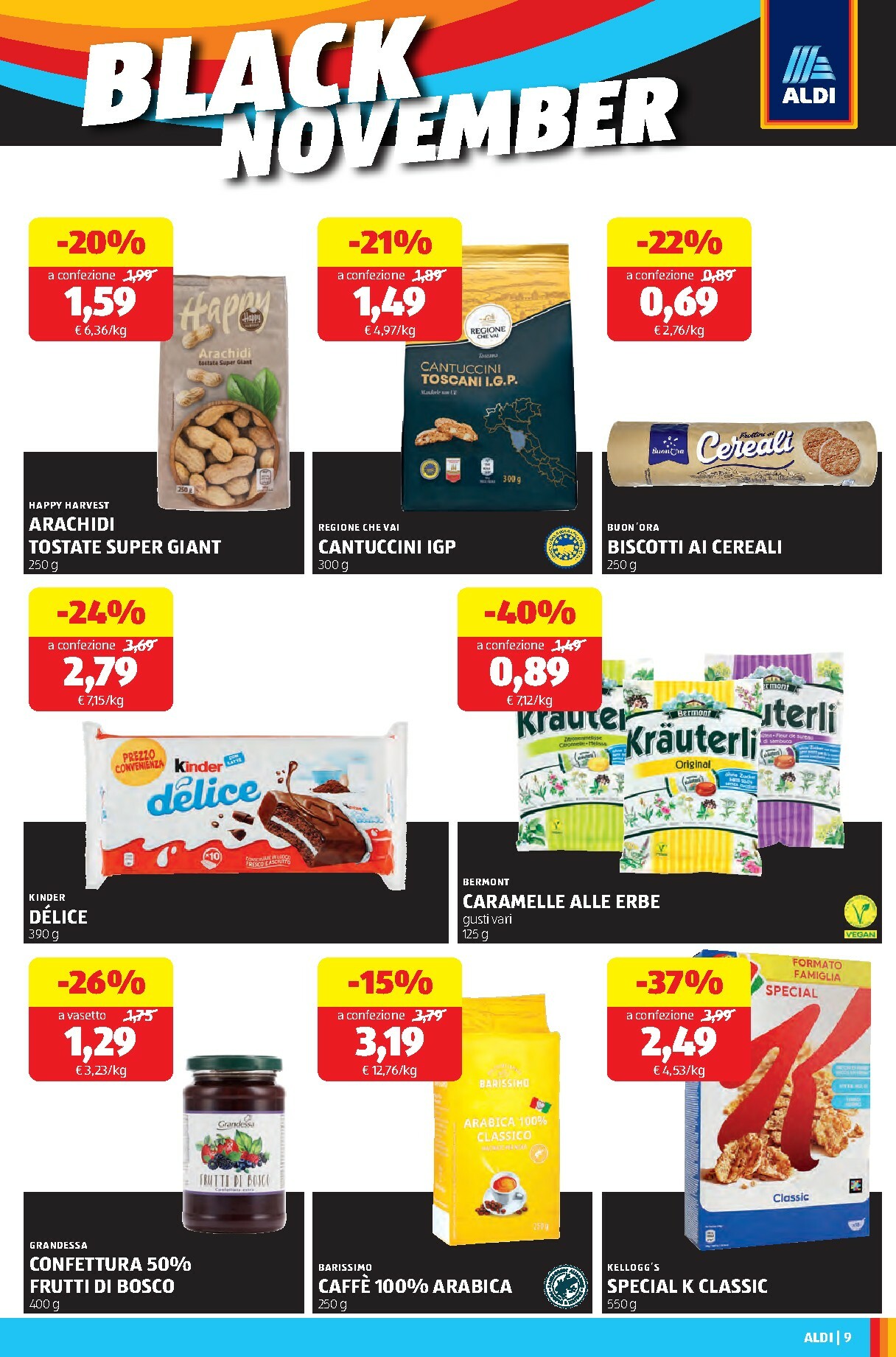 aldi - Volantino ALDI - Black November valido dal 17/11 al 23/11 - page: 9