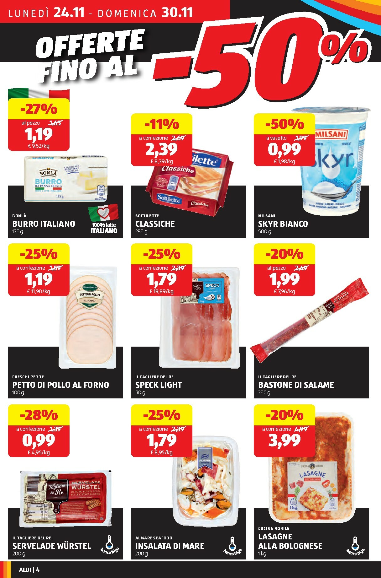 aldi - Volantino ALDI valido dal 24/11 al 30/11 - page: 4