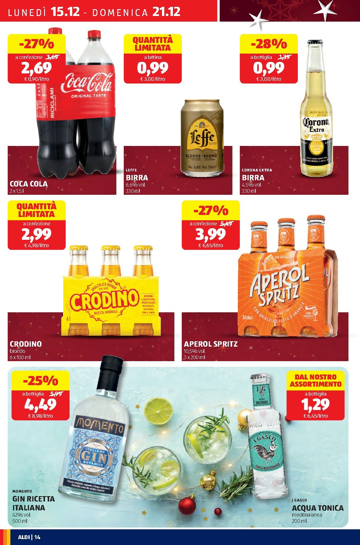 aldi - Volantino ALDI valido dal 15/12 al 21/12 - page: 14