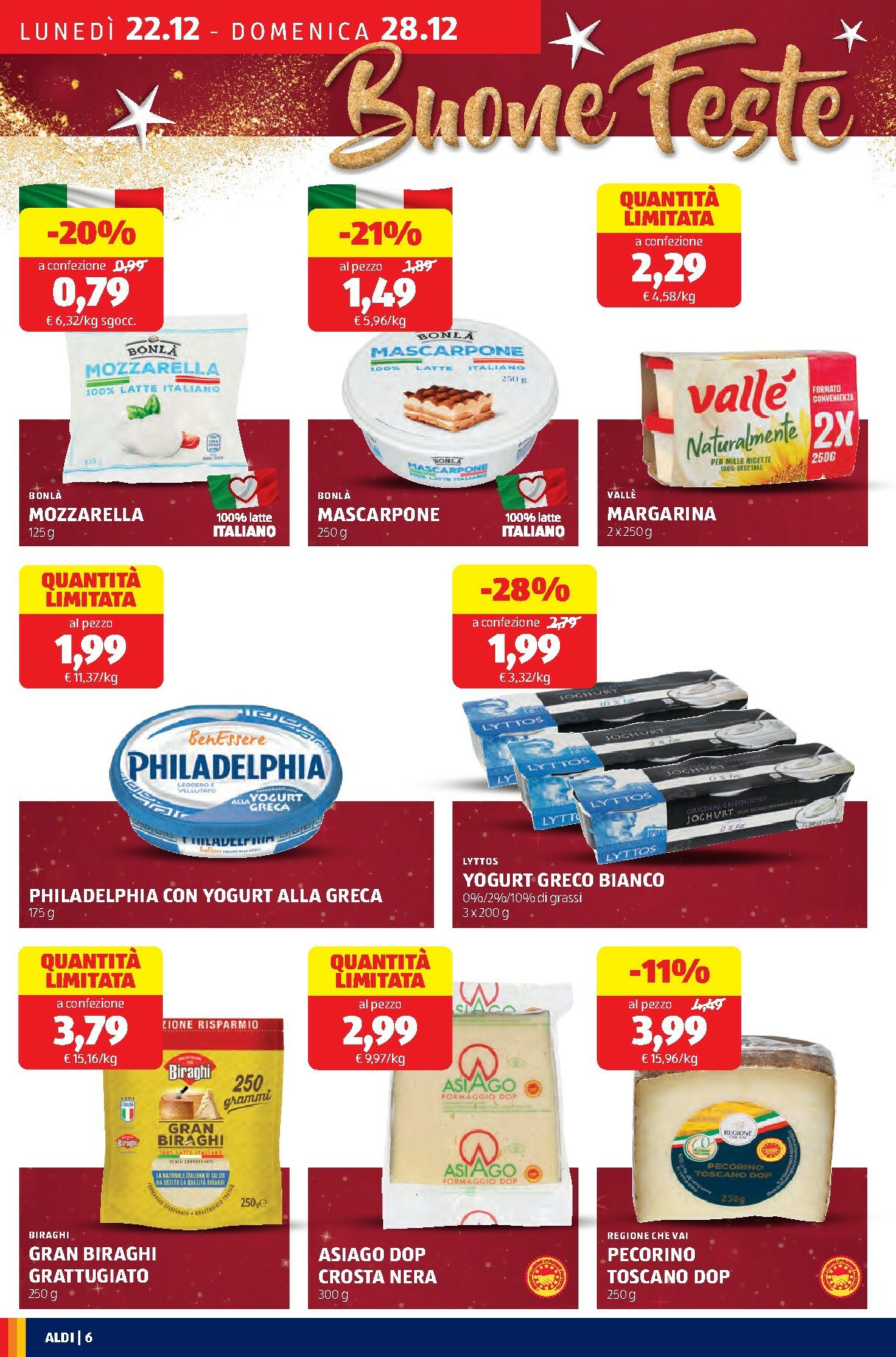 aldi - Volantino ALDI valido dal 22/12 al 28/12 - page: 6
