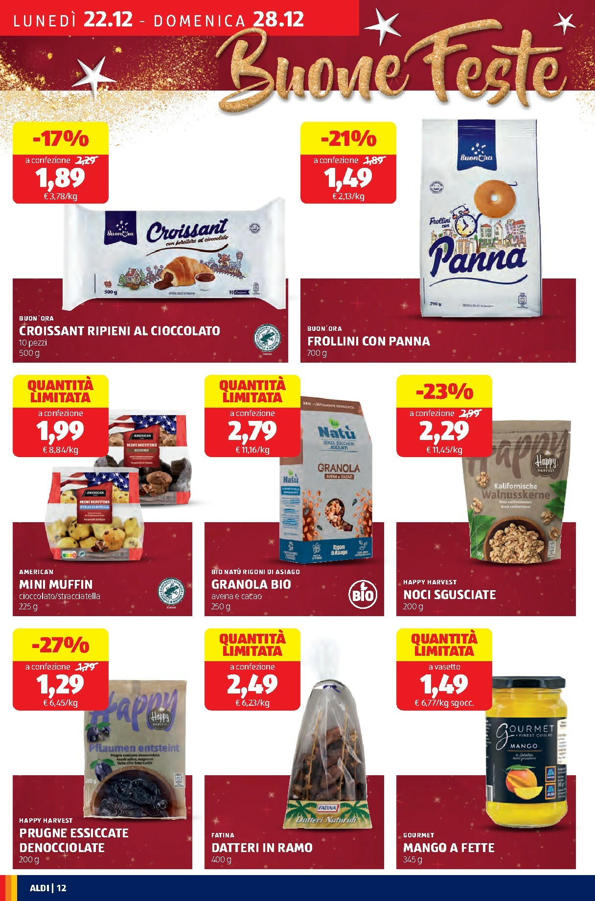 aldi - Volantino ALDI valido dal 22/12 al 28/12 - page: 12
