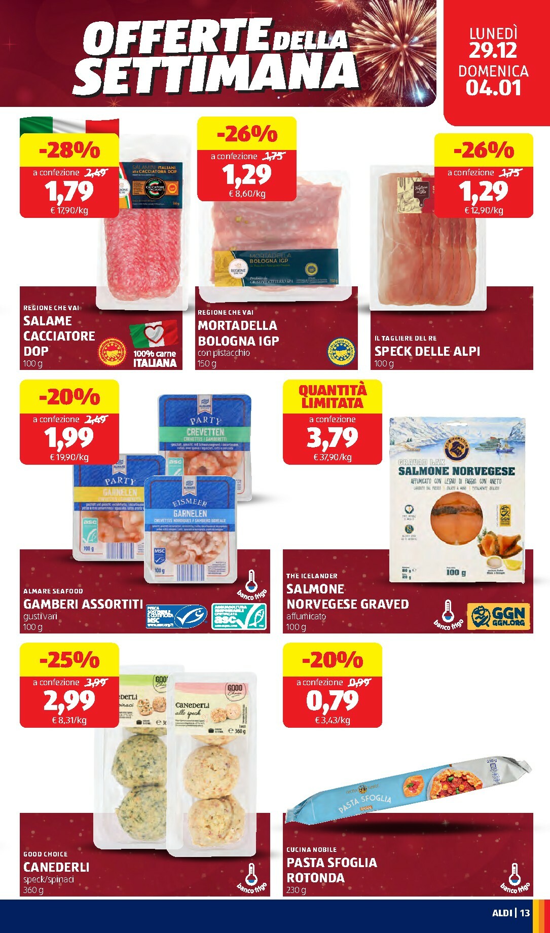 aldi - Volantino ALDI valido dal 29/12 al 04/01 - page: 13