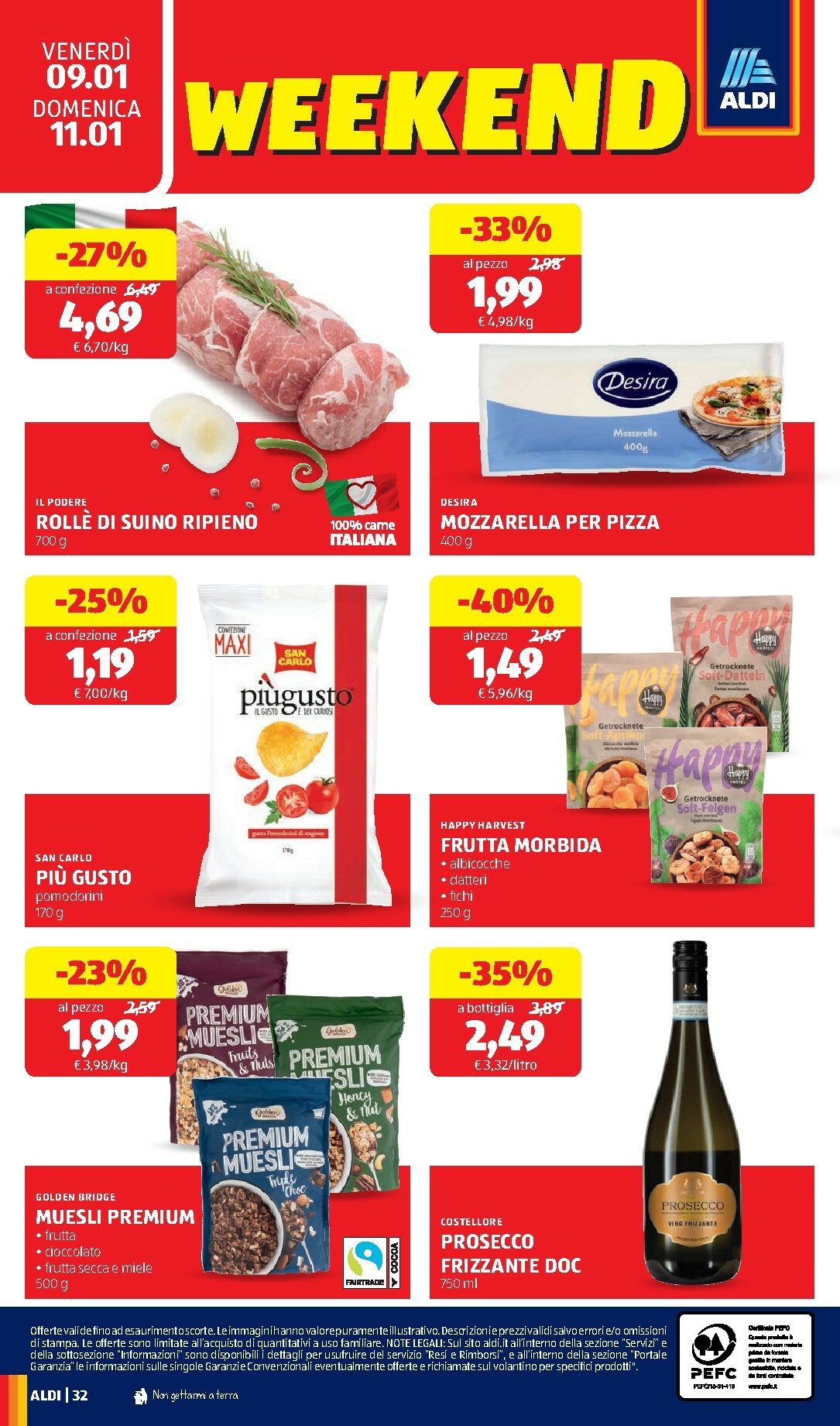 aldi - Volantino ALDI valido dal 05/01 al 11/01 - page: 32