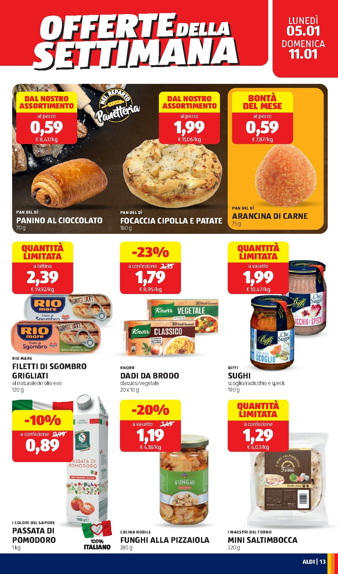 aldi - Volantino ALDI valido dal 05/01 al 11/01 - page: 13