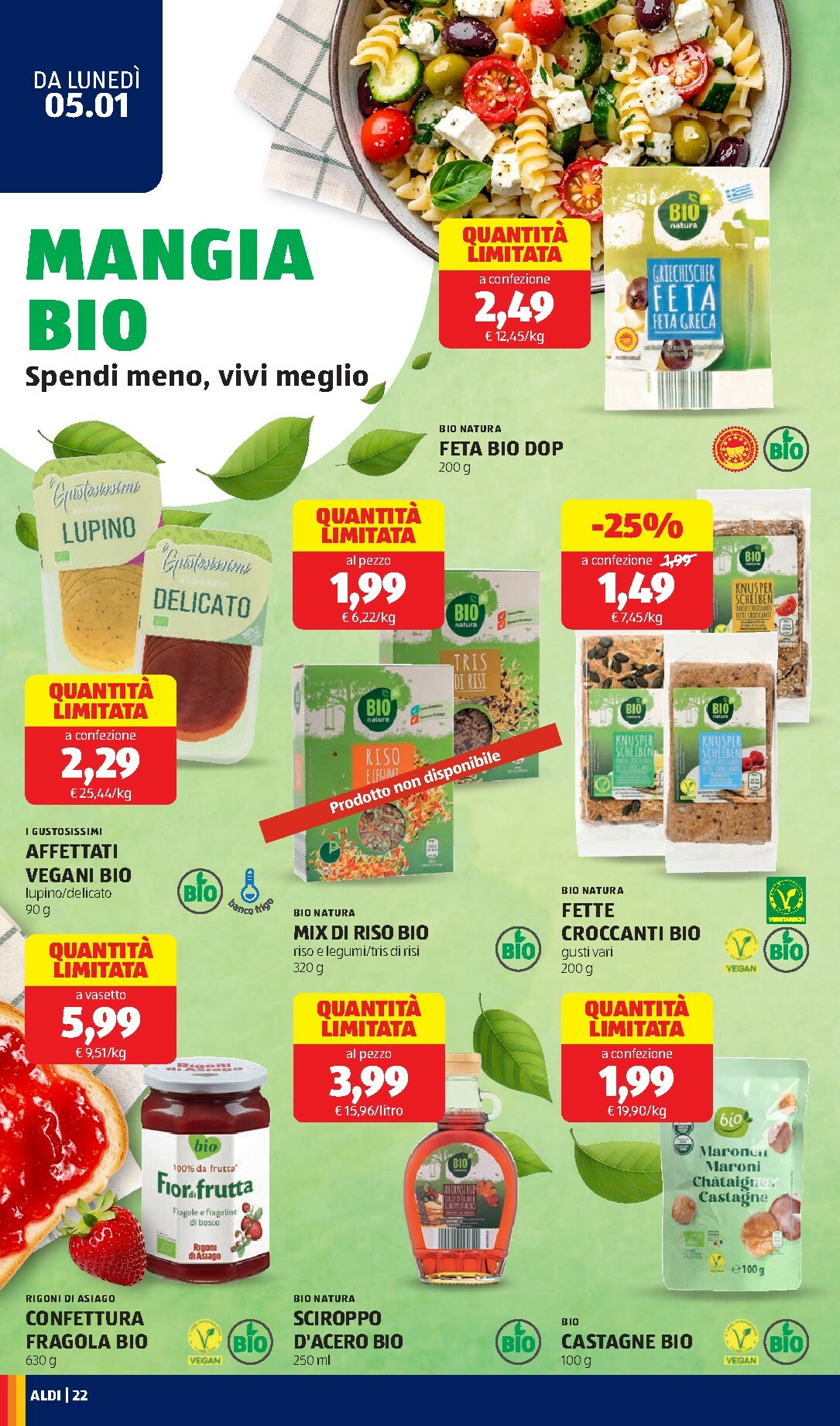 aldi - Volantino ALDI valido dal 05/01 al 11/01 - page: 22