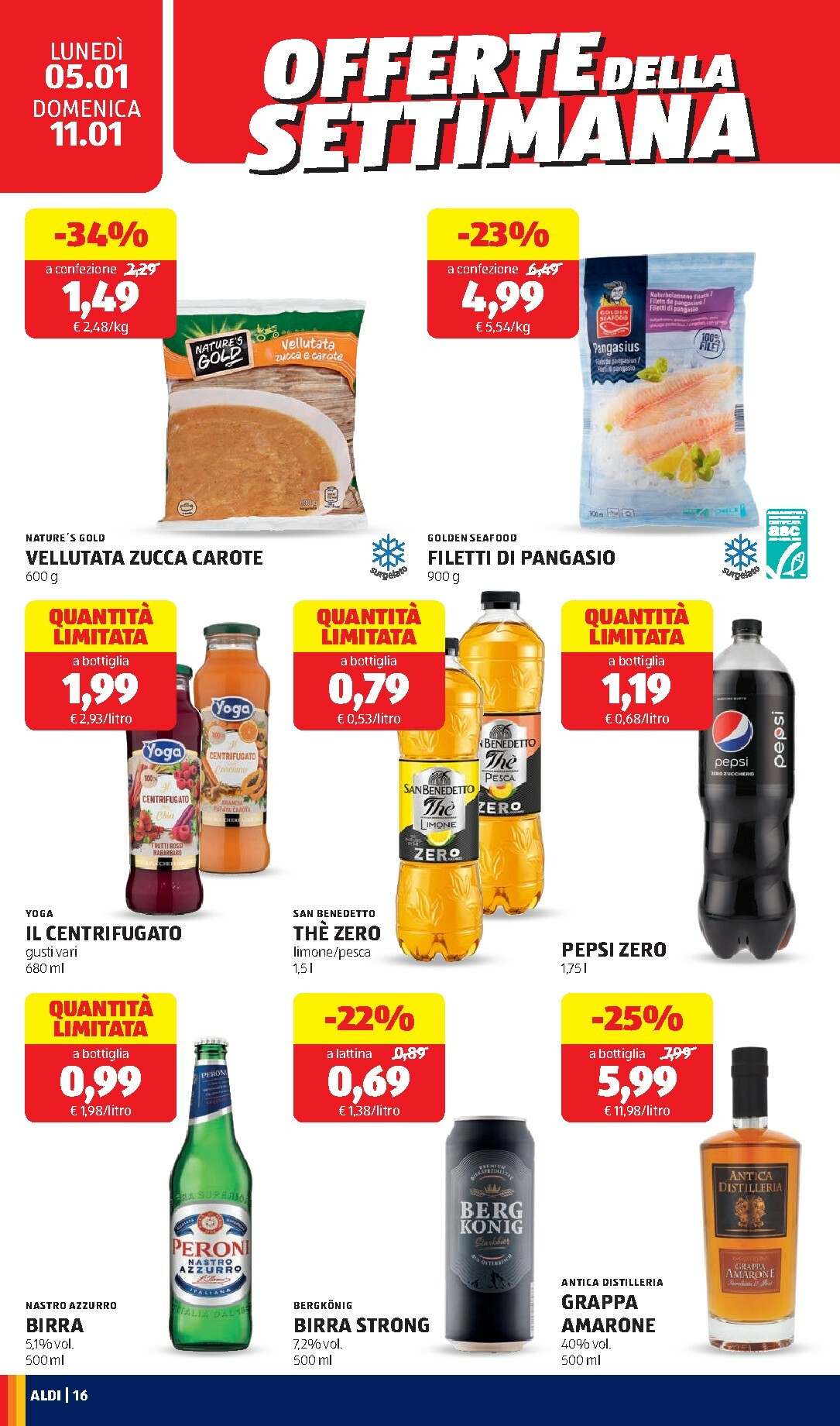 aldi - Volantino ALDI valido dal 05/01 al 11/01 - page: 16